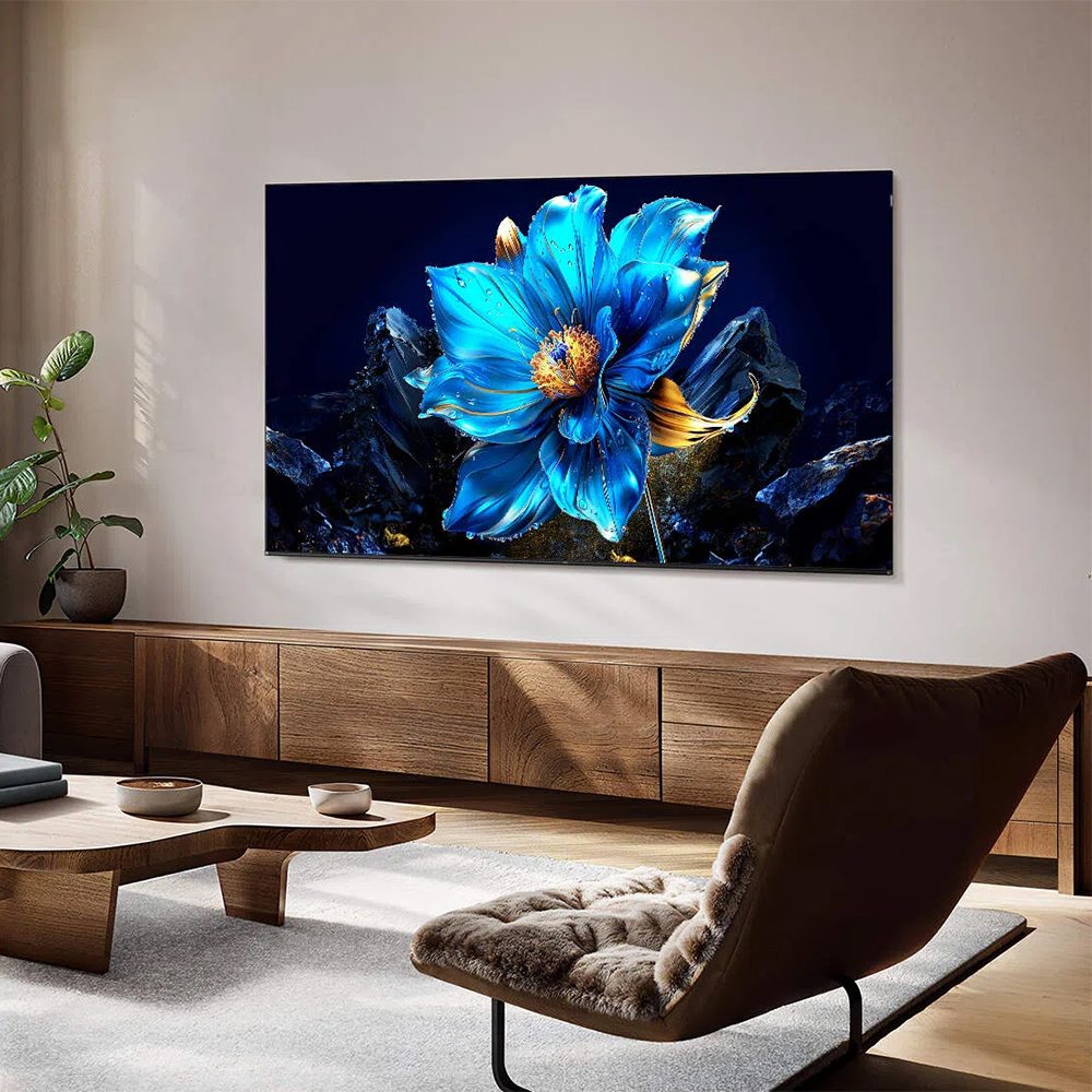 TCL 75 Inch QLED 4K, Powered by Google TV model 75P7K front view - GharOne Nepal view 6