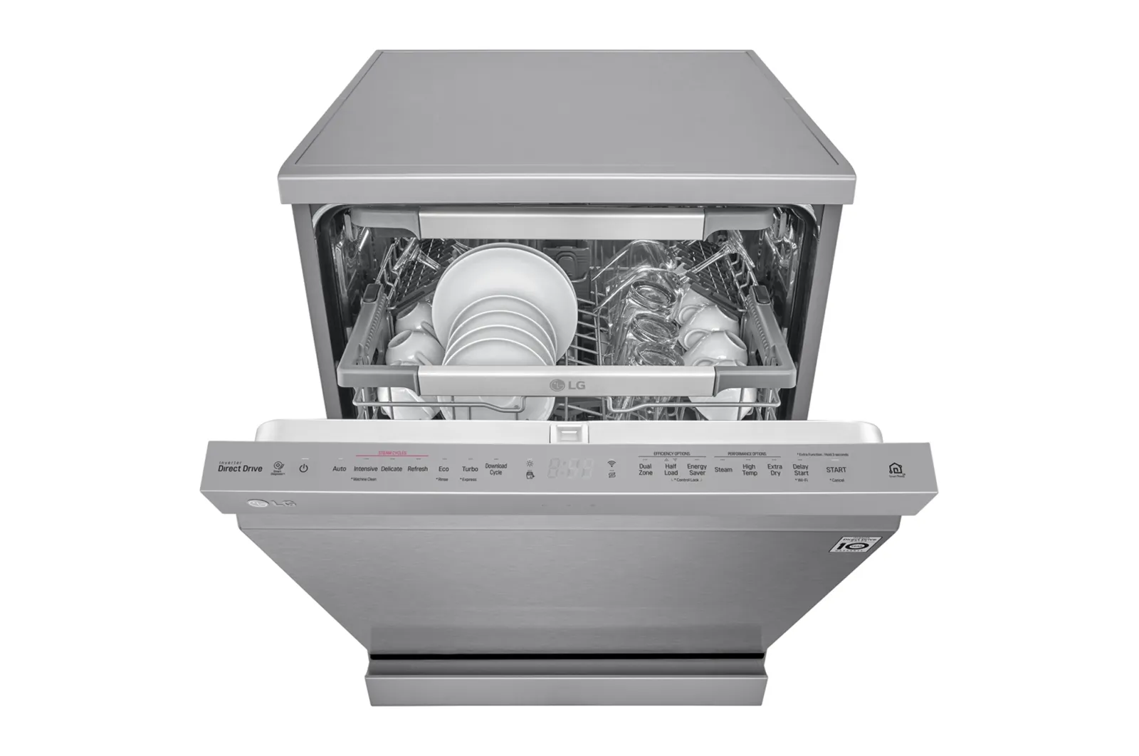 LG 14 Plate Setting Dish Washer (DFB325HS) model DFB325HS front view - GharOne Nepal view 9