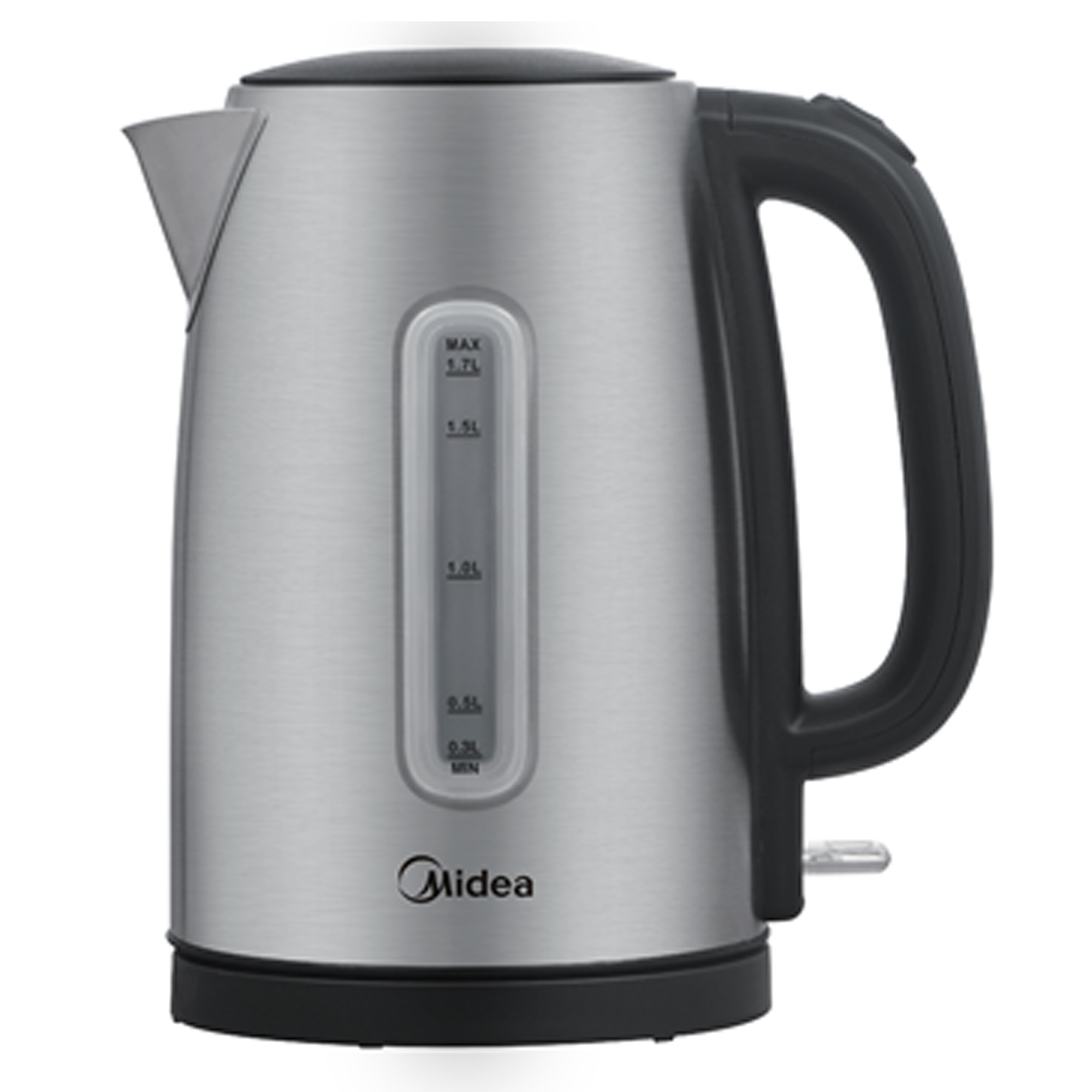 Midea 1.7 Liter Stainless Steel Electric Kettle (MK-17S40A2) model MK-17S40A2 front view - GharOne Nepal