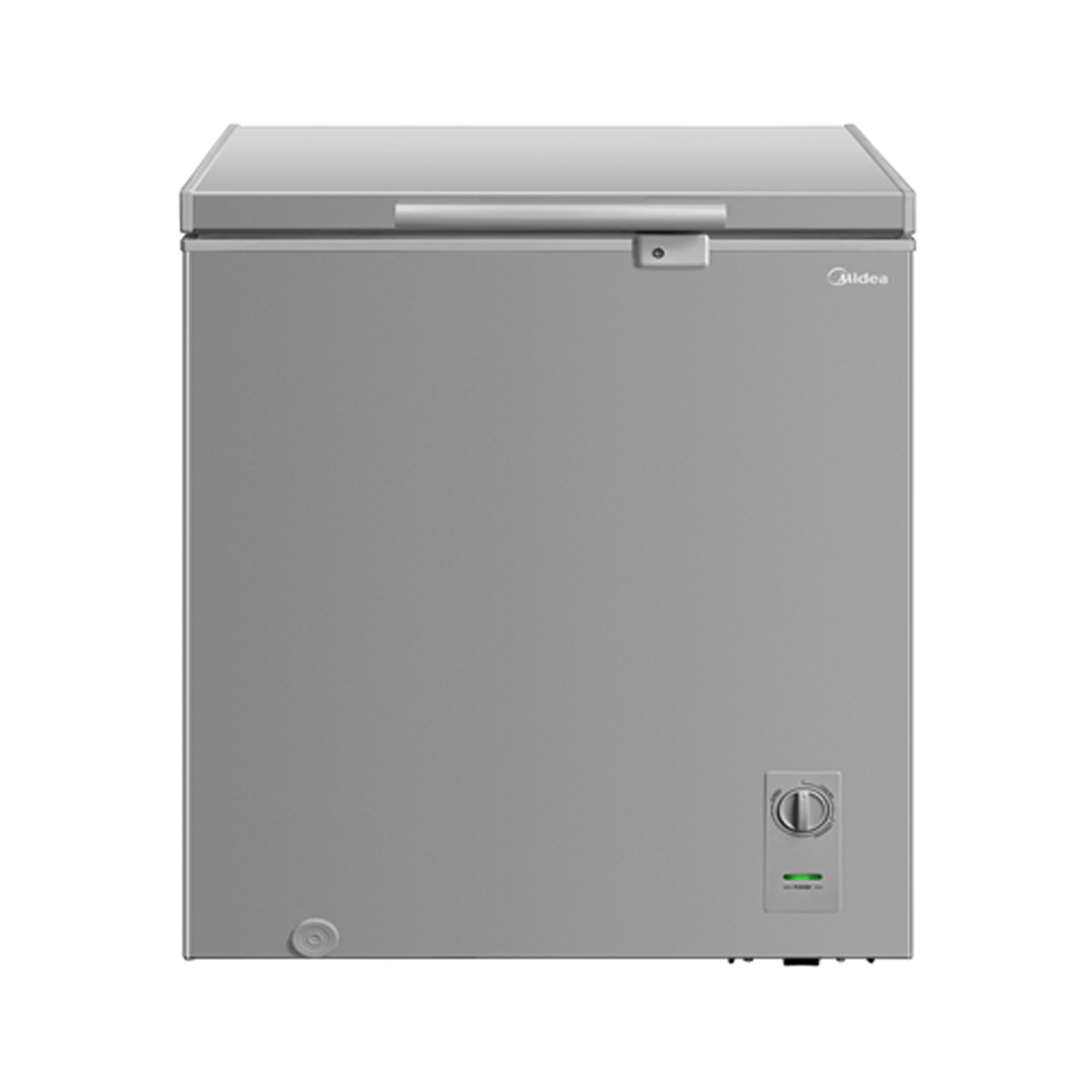 Midea 142 Liter Hard Top Single Door Chest Freezer (MDRC207FZG43NGG) model MDRC207FZG43NGG front view - GharOne Nepal