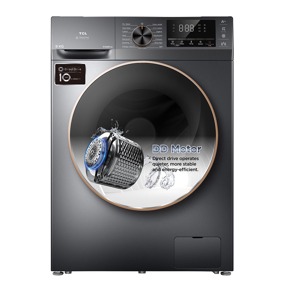 TCL-9 Kg Front Load Washing Machine