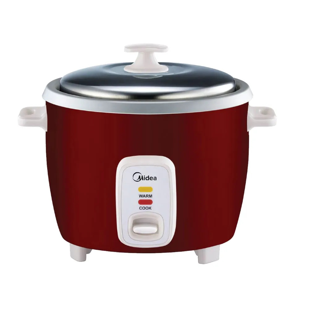 Midea 1 Liter Drum Type Rice Cooker model MR-GM10SA front view - GharOne Nepal