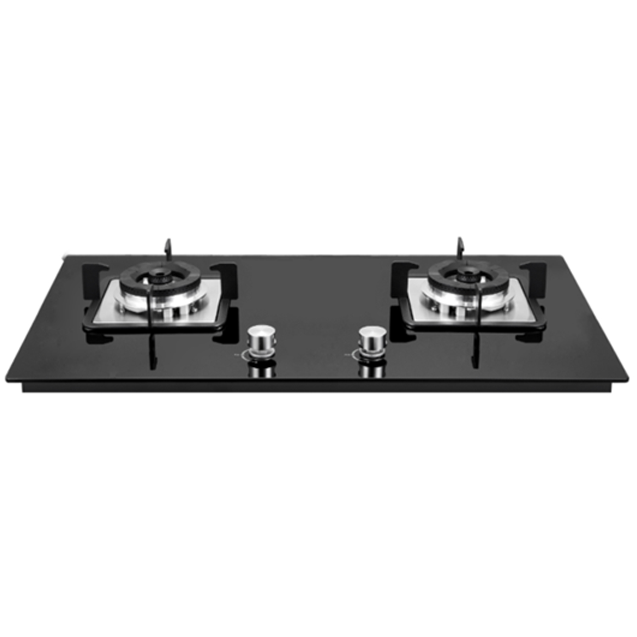 CG 2 Burner Auto Ignition Gas Hob model CGMRHOB2B front view - GharOne Nepal