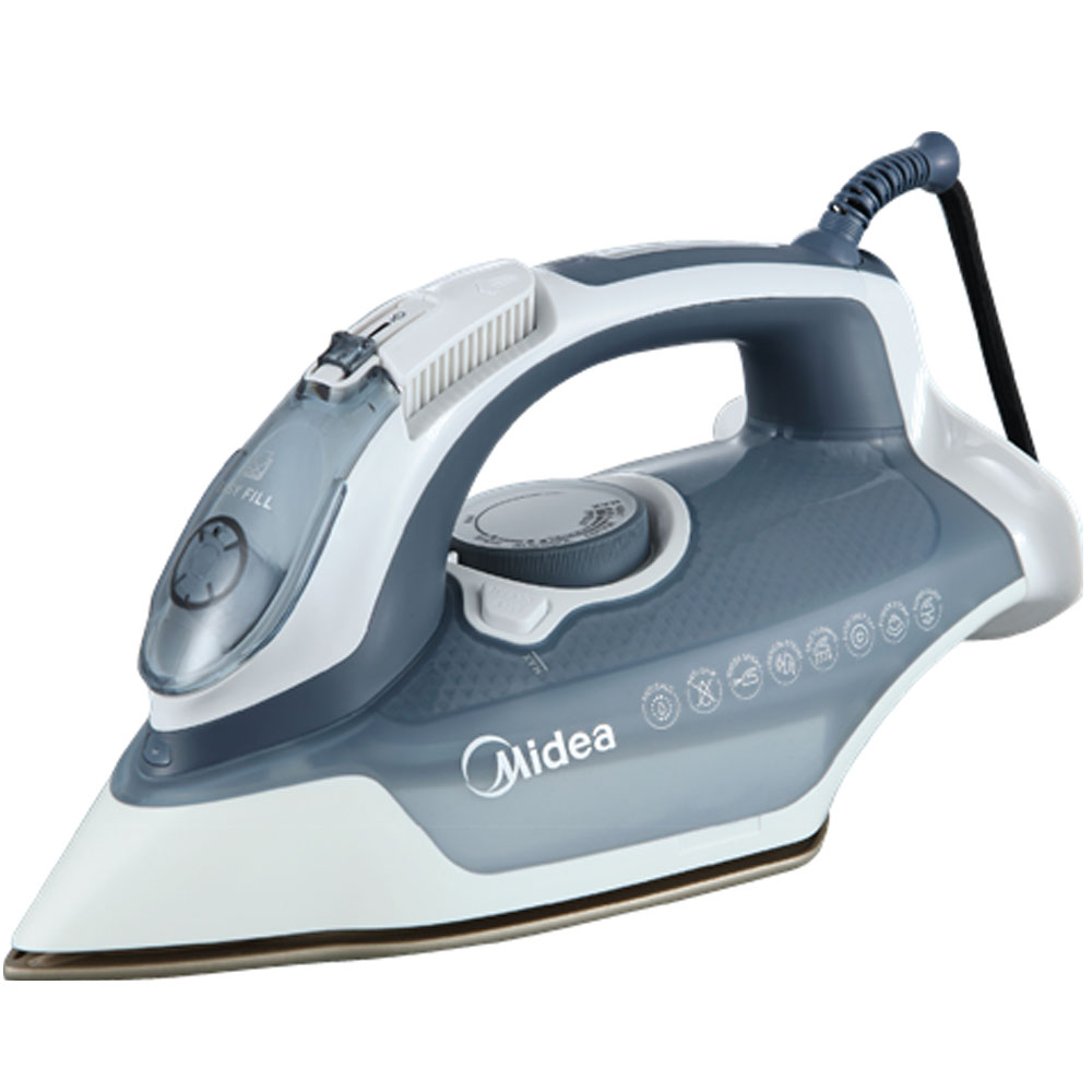 Midea 3100 Watt Steam Iron (YPJ26A1W) model YPJ26A1W front view - GharOne Nepal