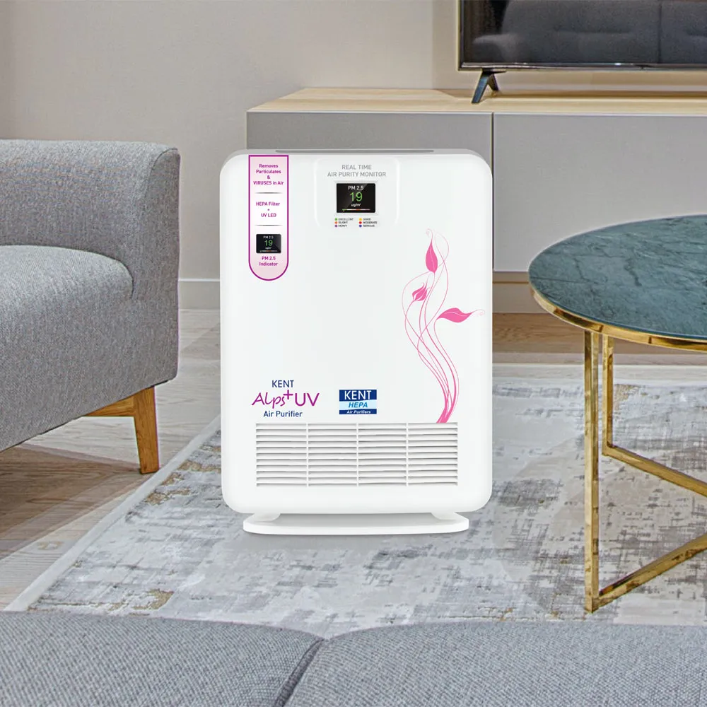 KentRO Room Air Purifier - Alps+ UV model Kent Alps Plus UV Air Purifier front view - GharOne Nepal view 2