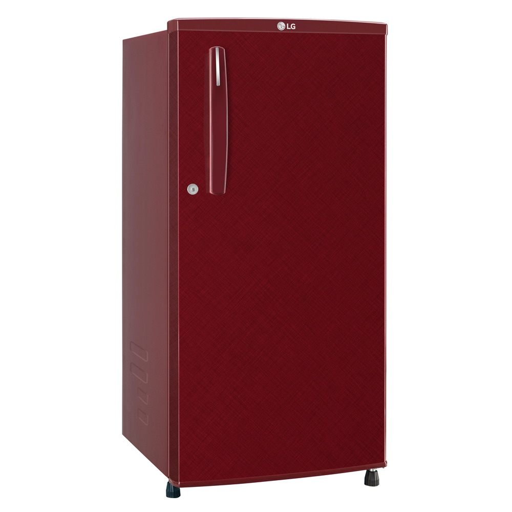 LG 185 Liter Single Door Refrigerator (GLB203ALCC.ALCQ) model GLB203ALCC.ALCQ front view - GharOne Nepal view 4