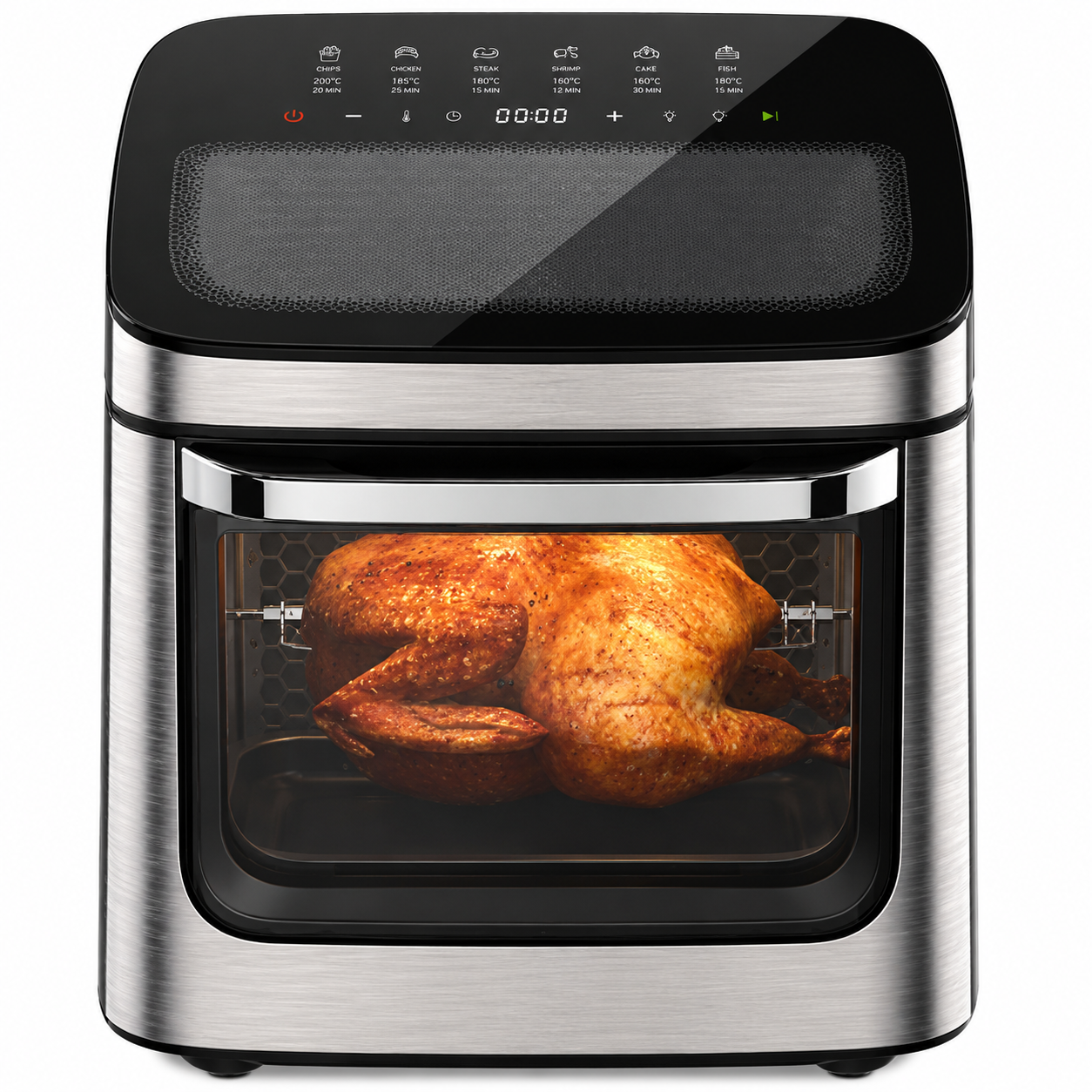 CG 13 Liter Air Fryer with Digital Display & Touch Control model CGMRAFO13L front view - GharOne Nepal