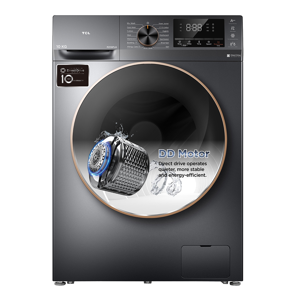 Buy TCL 10 Kg Front Load Washing Machine : P2110FLG Online in Nepal - CG  Digital