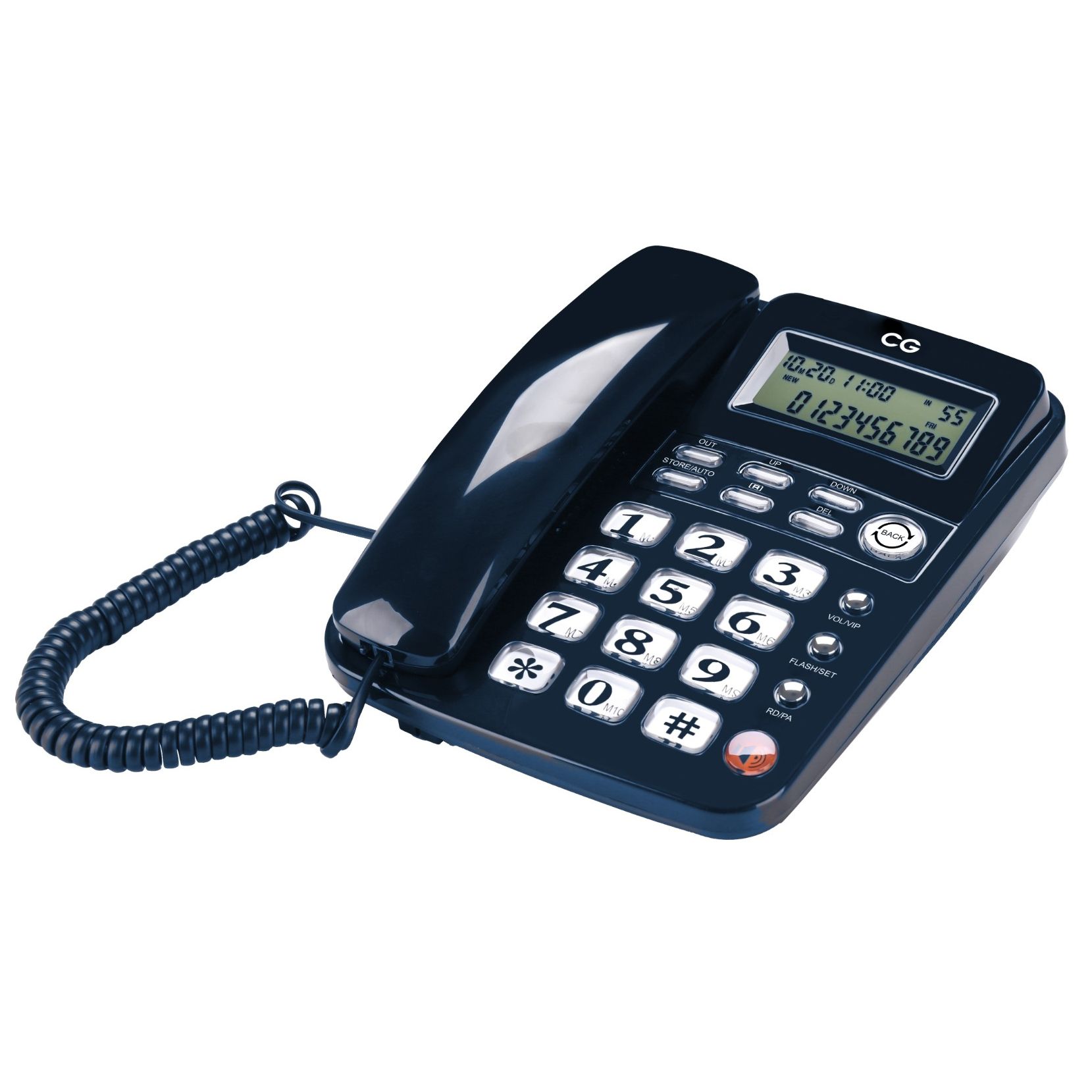 CG 20mm Desk-type Telephone Set model CGTPH02 front view - GharOne Nepal
