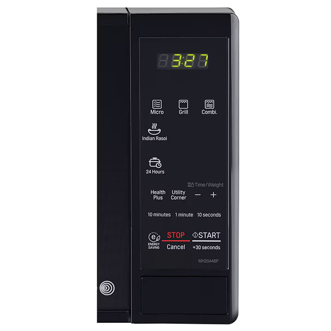 LG 20 Liter Grill Microwave Oven (MH2044BP) model MH2044BP front view - GharOne Nepal view 4