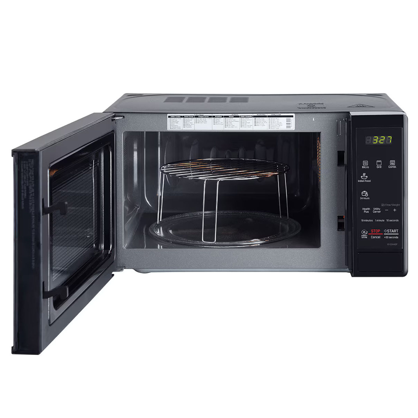 LG 20 Liter Grill Microwave Oven (MH2044BP) model MH2044BP front view - GharOne Nepal view 3