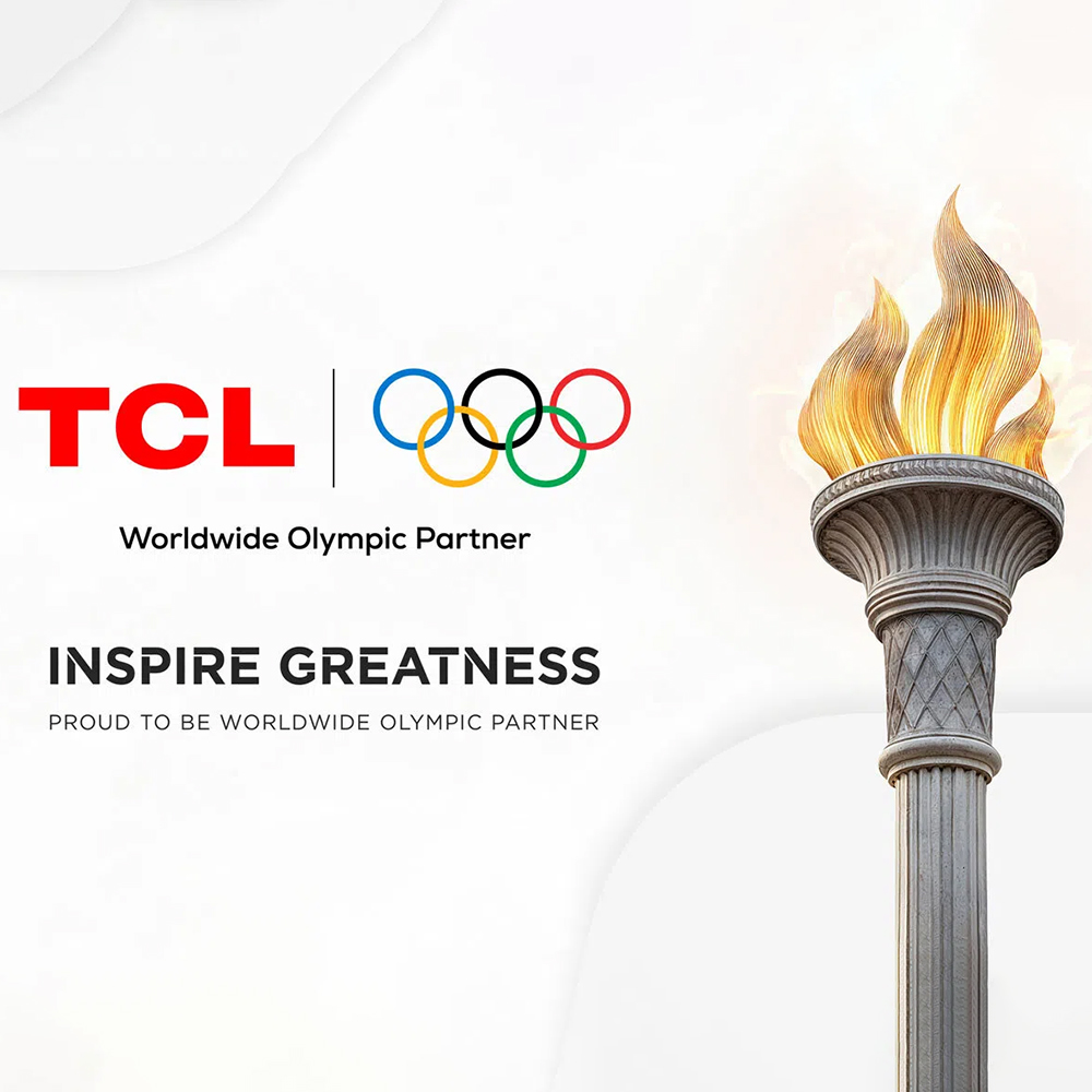 TCL 75 Inch QLED 4K, Powered by Google TV model 75P7K front view - GharOne Nepal view 8
