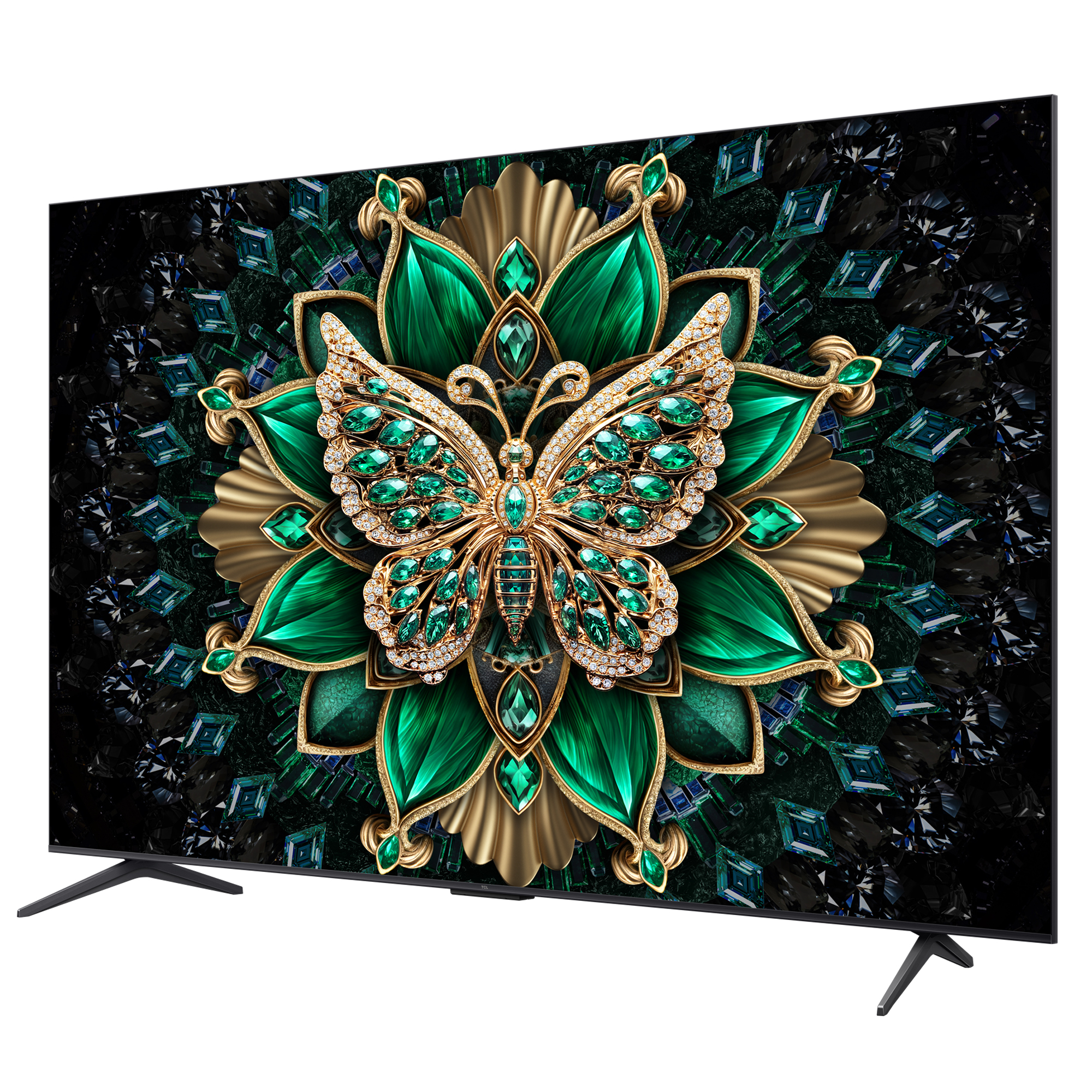 TCL 98", Premium QD-MiniLED 4K, Powered by Google TV (98C6K) model 98C6K front view - GharOne Nepal view 4