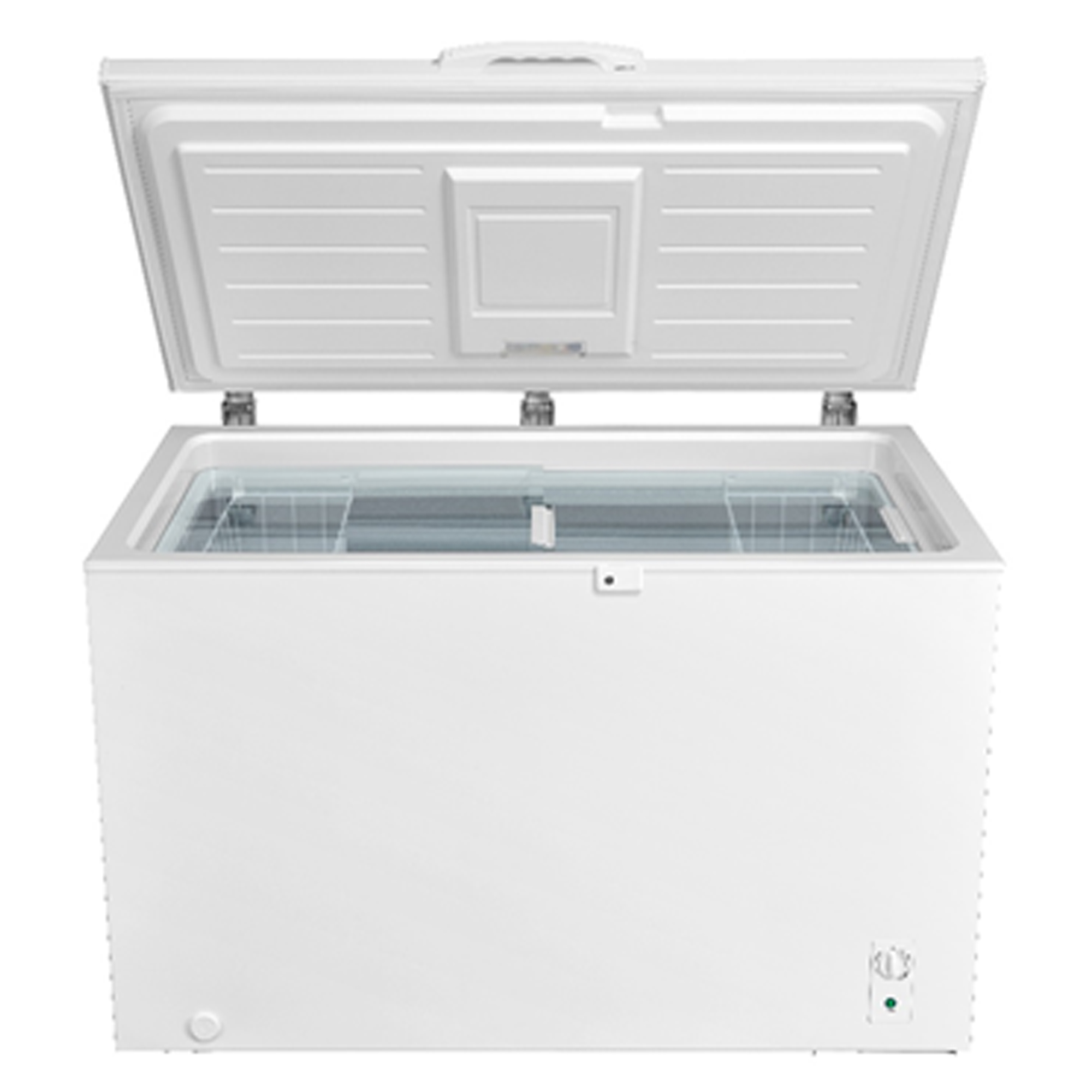 Midea 362 Liter Hard Top Single Door Chest Freezer (MDRC479FZG01NP) model MDRC479FZG01NP front view - GharOne Nepal
