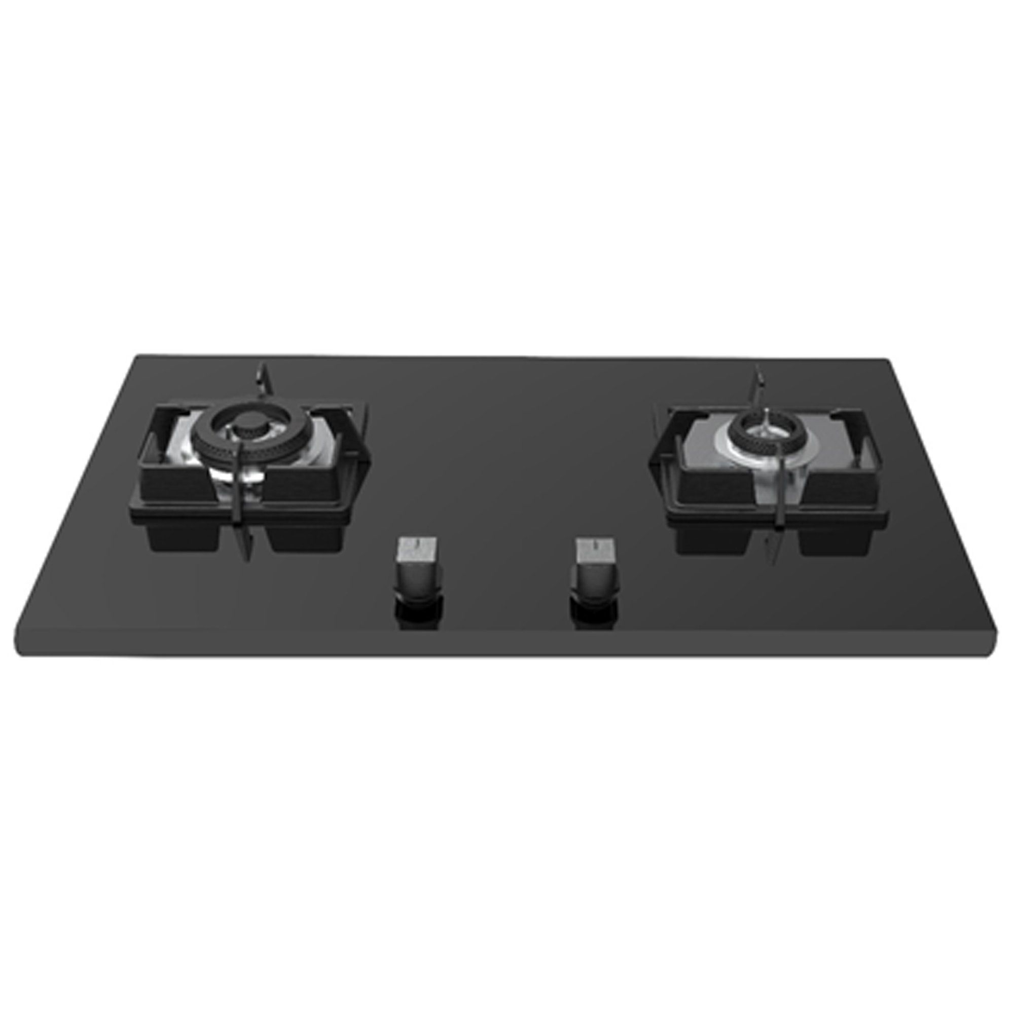 CG 2 Burner Auto Ignition Gas Stove (CGMRHOBTB2) model CGMRHOBTB2 front view - GharOne Nepal