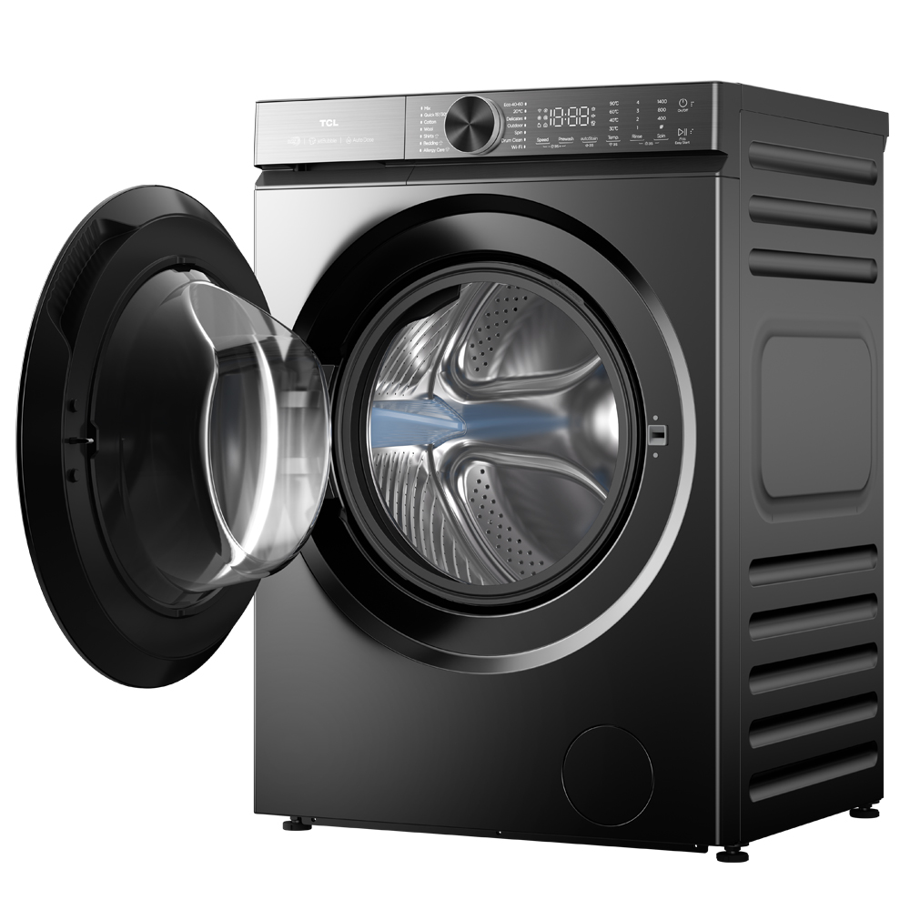 TCL 12 Kg Fully Automatic Front Load Washing Machine (C6812FLG) model C6812FLG front view - GharOne Nepal view 3