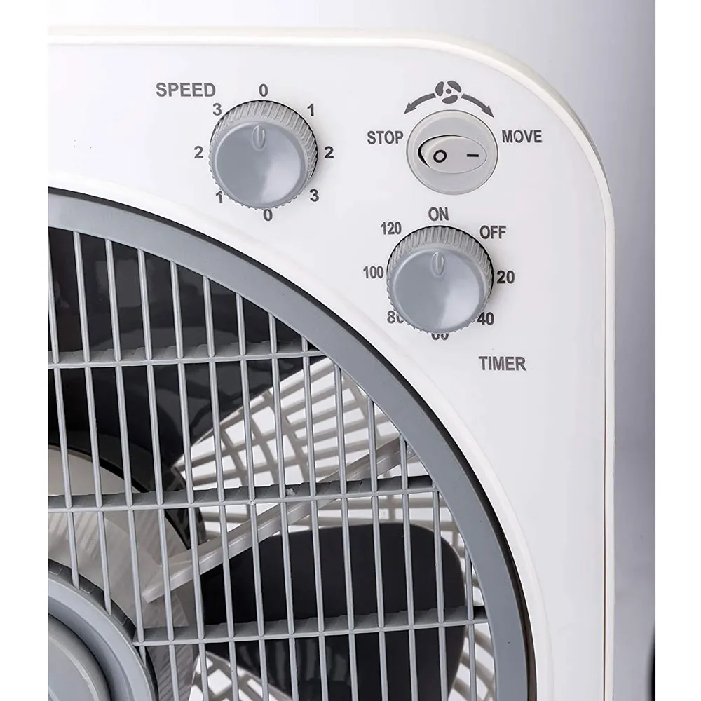 Black+Decker 12 Inch Box Desk Fan (FB1220-B5) model FB1220-B5 front view - GharOne Nepal view 5