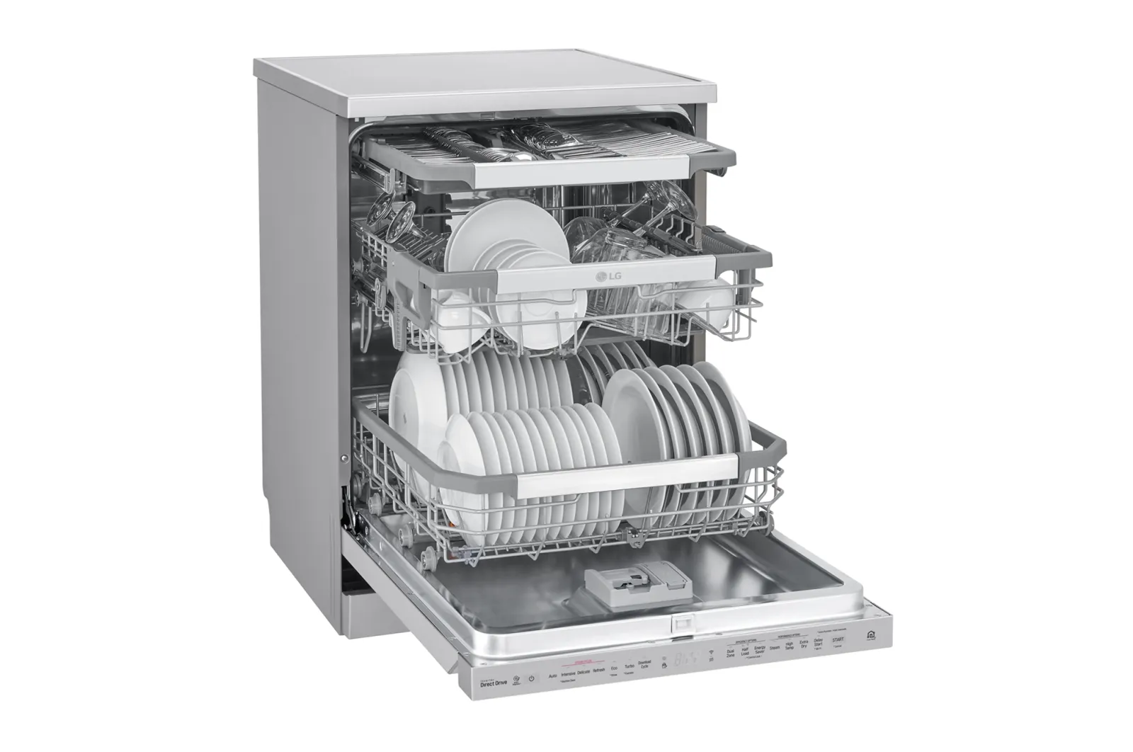 LG 14 Plate Setting Dish Washer (DFB325HS) model DFB325HS front view - GharOne Nepal view 11