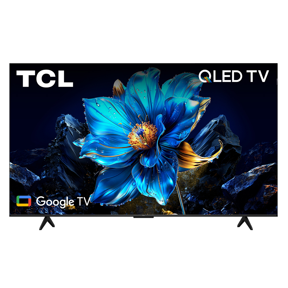 TCL 75 Inch QLED 4K, Powered by Google TV model 75P7K front view - GharOne Nepal