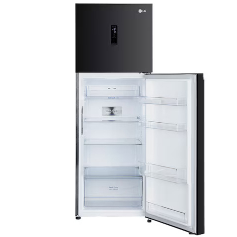 LG 360 Liter Double Door Refrigerator | Smart Inverter Compressor | Convertible | Door Cooling+ | ThinQ Wi-Fi (GLT400CESI.AESQ) model GLT400CESI.AESQ front view - GharOne Nepal view 7