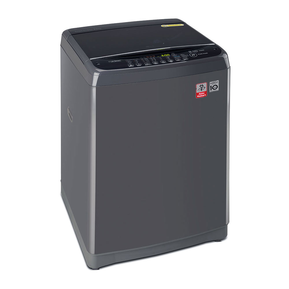 LG 9 Kg Top Load Washing Machine (T2109VSAB) model T2109VSAB front view - GharOne Nepal view 4