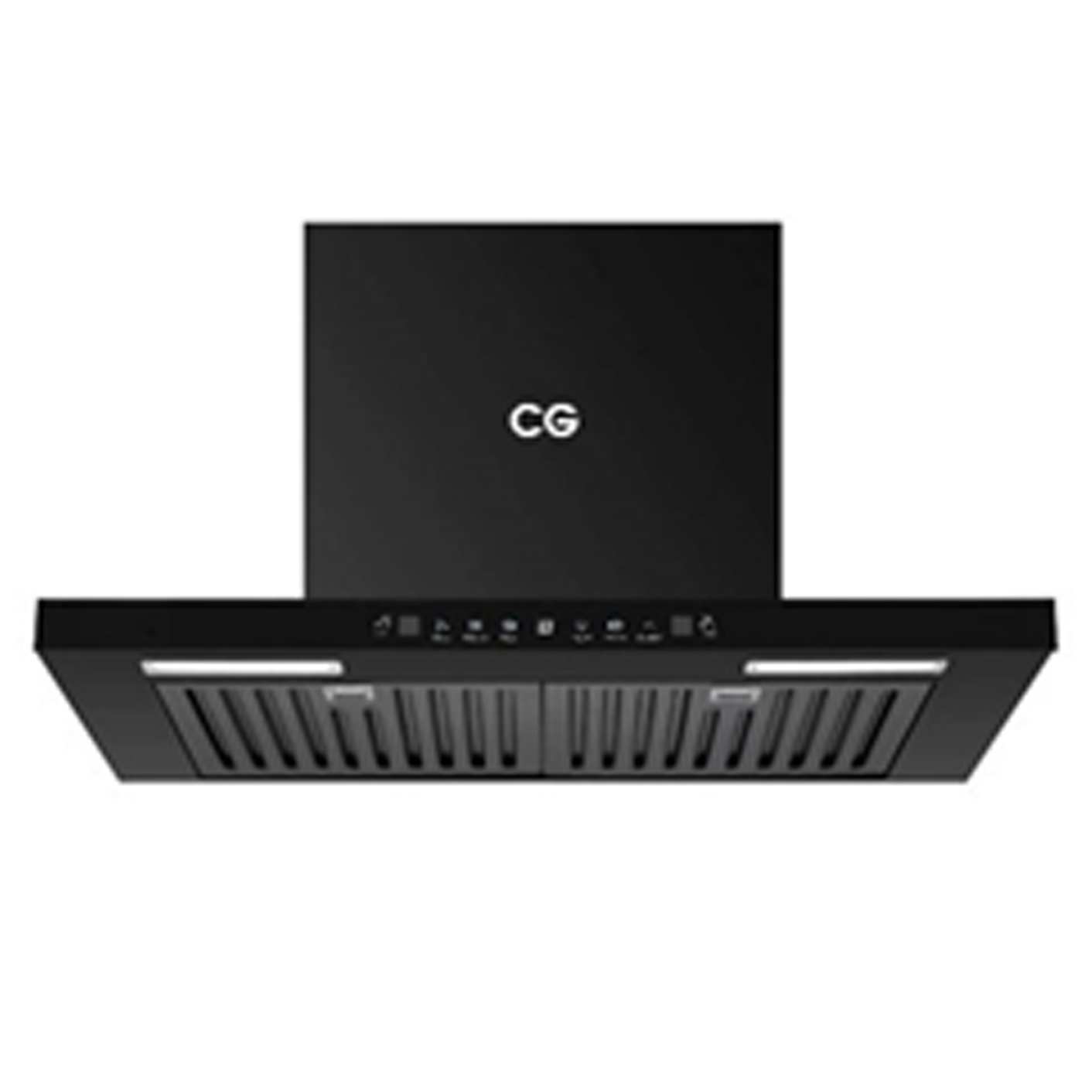 CG 60 cm T-shape Chimney model CGCT60YF front view - GharOne Nepal