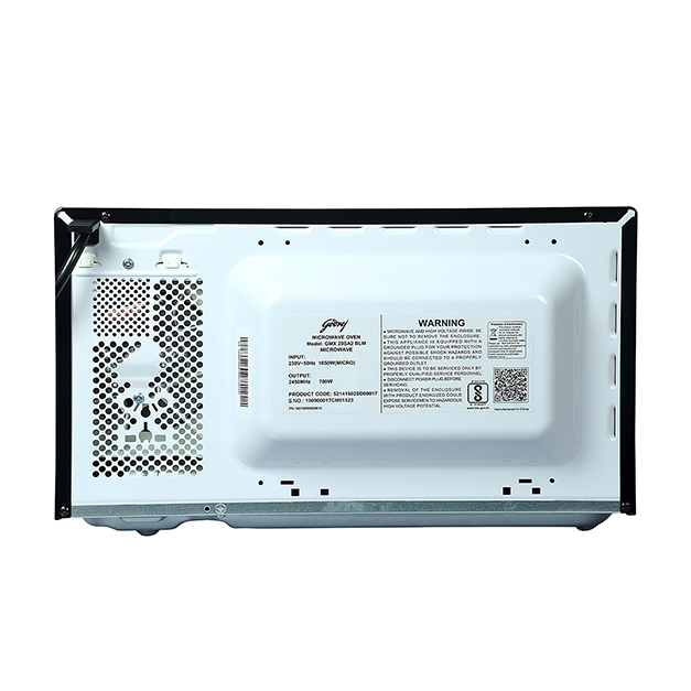 Godrej 20 Liter Solo Microwave Oven (GMX20SA2BLM-BLACK) model GMX20SA2BLM-BLACK front view - GharOne Nepal view 7