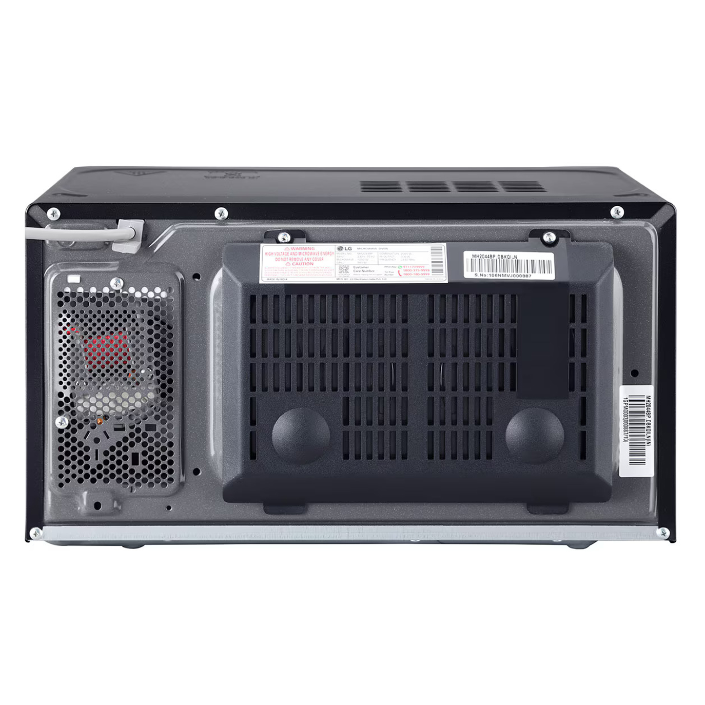 LG 20 Liter Grill Microwave Oven (MH2044BP) model MH2044BP front view - GharOne Nepal view 6