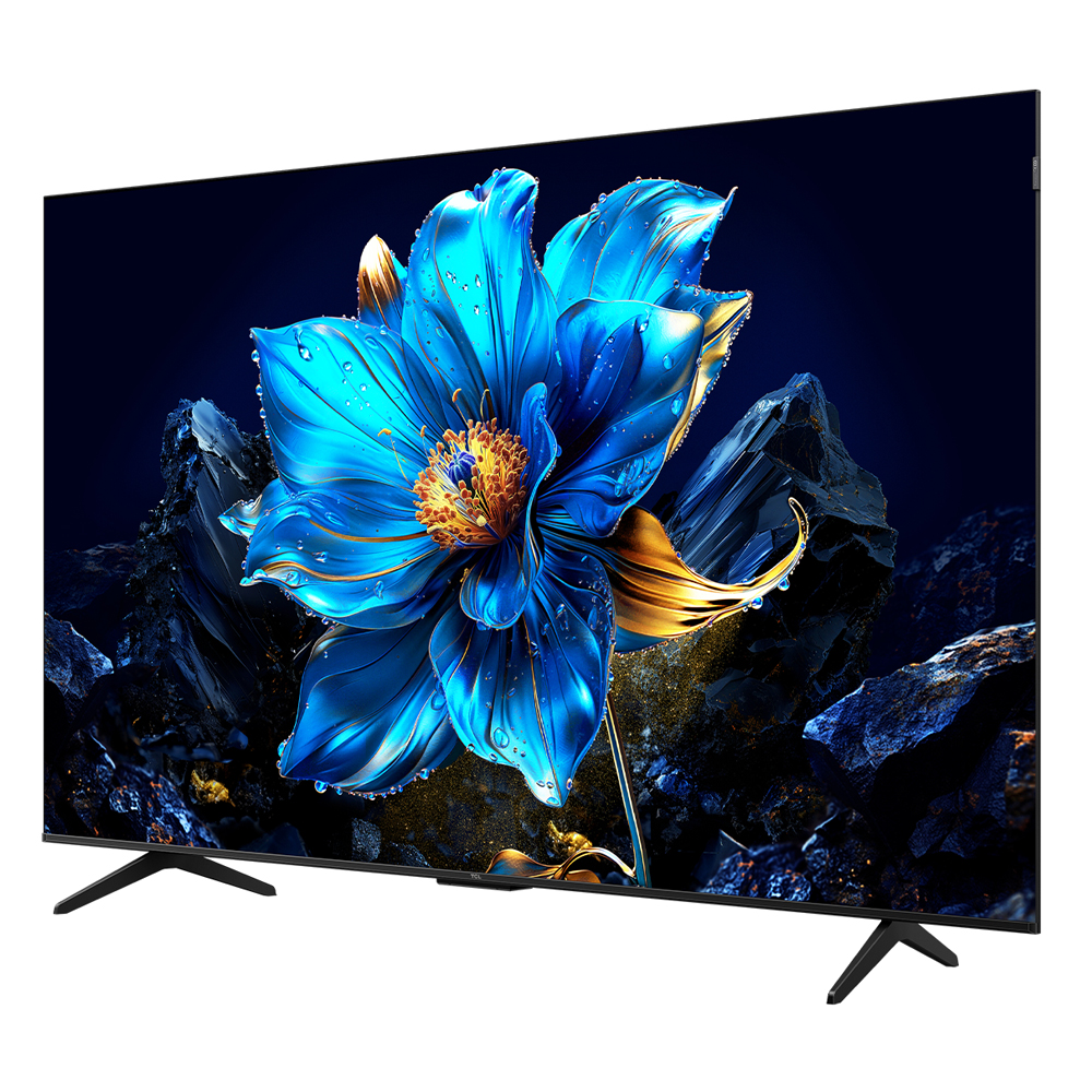 TCL 75 Inch QLED 4K, Powered by Google TV model 75P7K front view - GharOne Nepal view 4