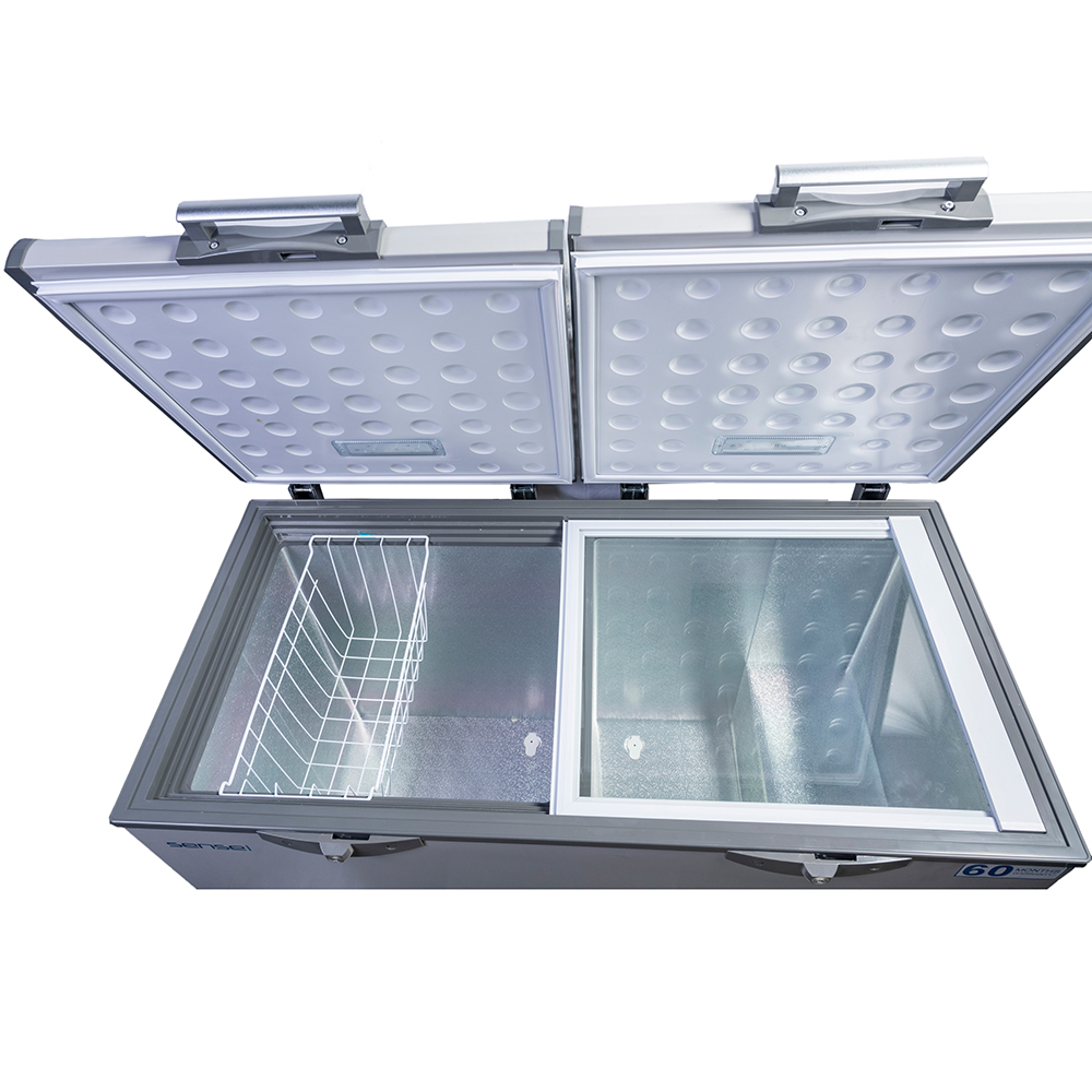 Sensei 340 Liter Dual-Function Chest Freezer (SCF340HDDT3) model SCF340HDDT3 front view - GharOne Nepal view 6