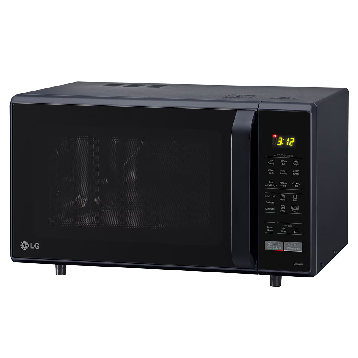 LG 28 Liter Convection Microwave Oven (MC2846BG) model MC2846BG front view - GharOne Nepal view 6