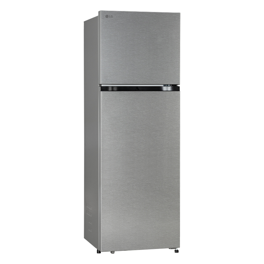 LG 238 Liter Double Door Refrigerator (GLM250BDSI.ADSQ) model GLM250BDSI.ADSQ front view - GharOne Nepal view 3