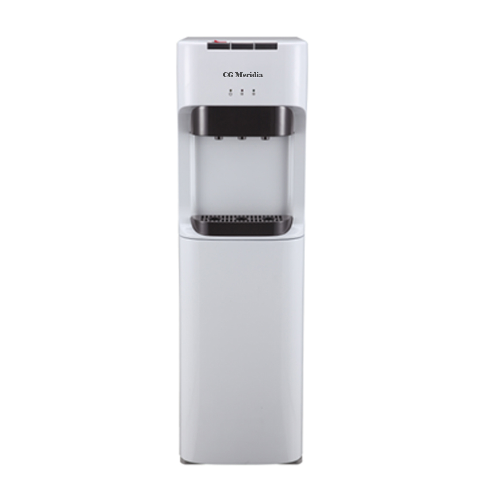 CG Meridia 5.5 Liter Bottom Load Hot, Cold & Normal Water Dispenser (CGMRBCM) model CGMRBCM front view - GharOne Nepal