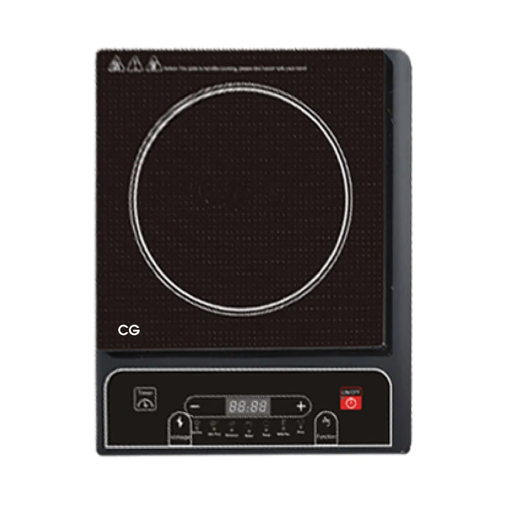 CG 2000W Induction Cooktop (CGIC20A03) model CGIC20A03 front view - GharOne Nepal