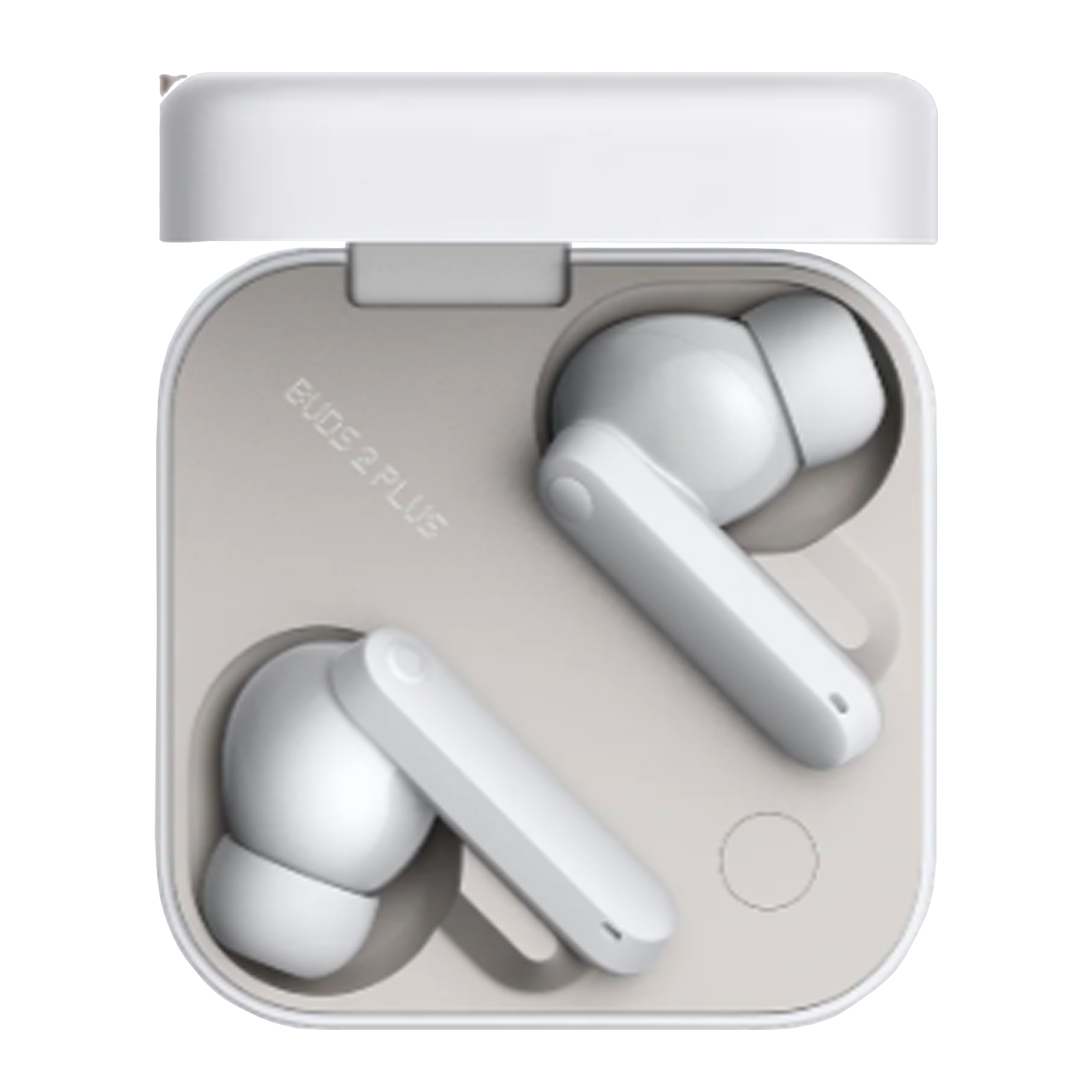 CMF BUDS 2 Plus - Light Grey model B184 CMF Buds 2 Plus Light Grey front view - GharOne Nepal