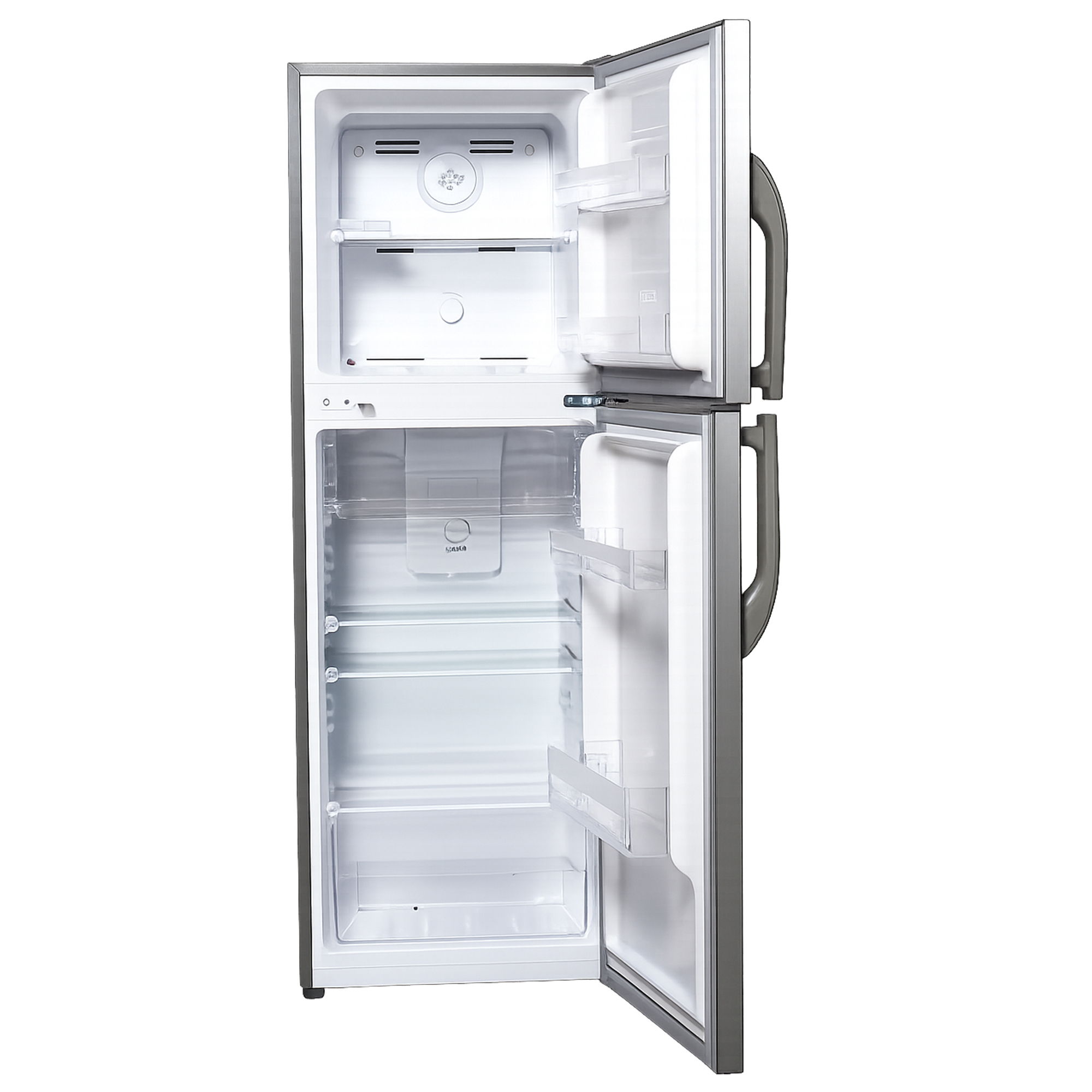 Sensei 220 Liter Double Door Refrigerator model SRF235DSS04 front view - GharOne Nepal view 2
