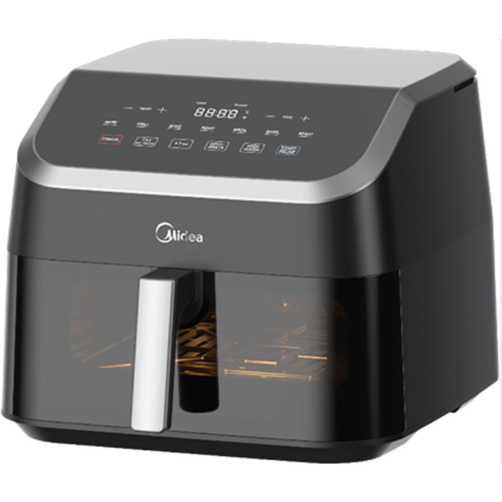 Midea 8.5 Liter Digital Air Fryer (MF-CY85WK2) model MF-CY85WK2 front view - GharOne Nepal