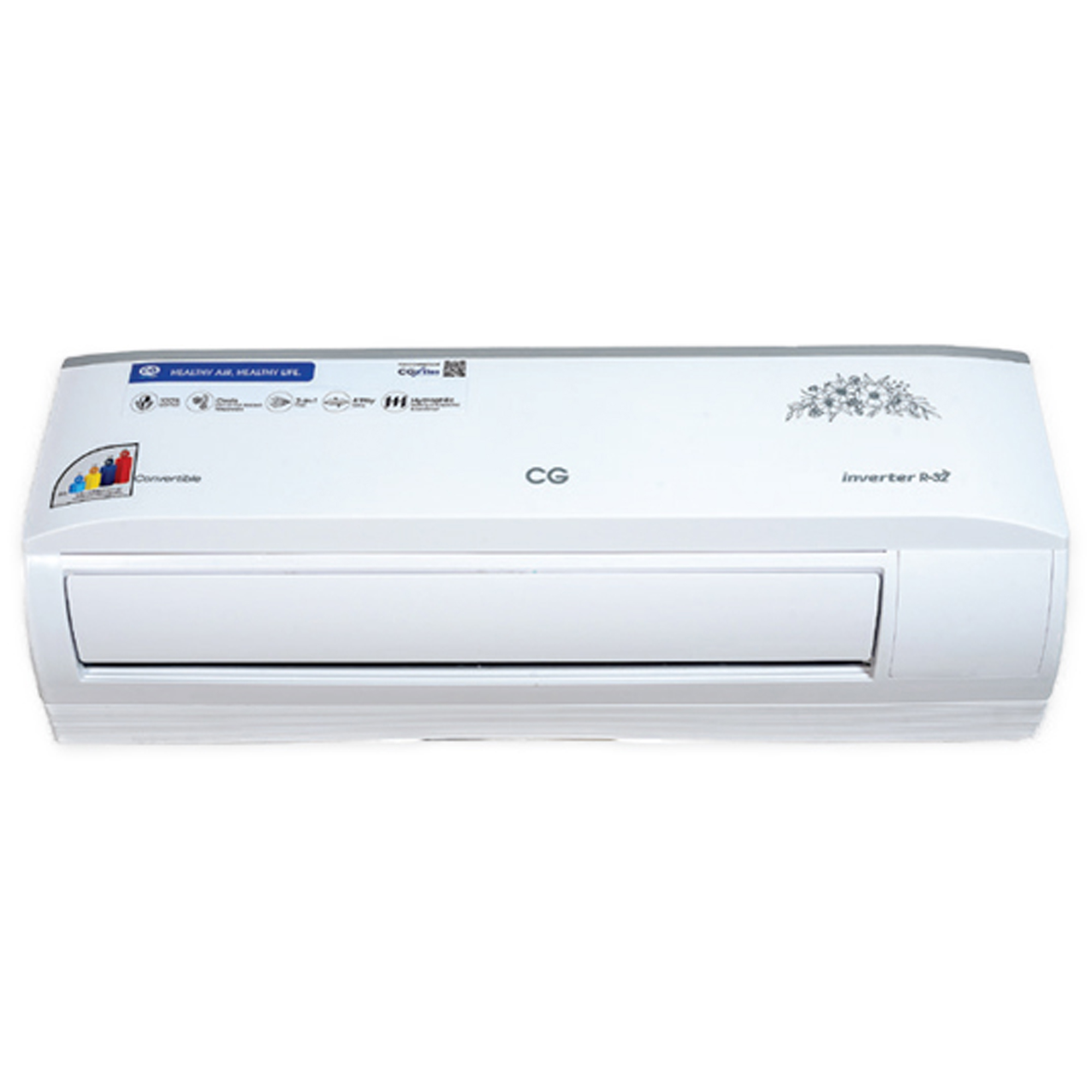 CG 1 Ton Inverter Air Conditioner model CG12HP05C front view - GharOne Nepal