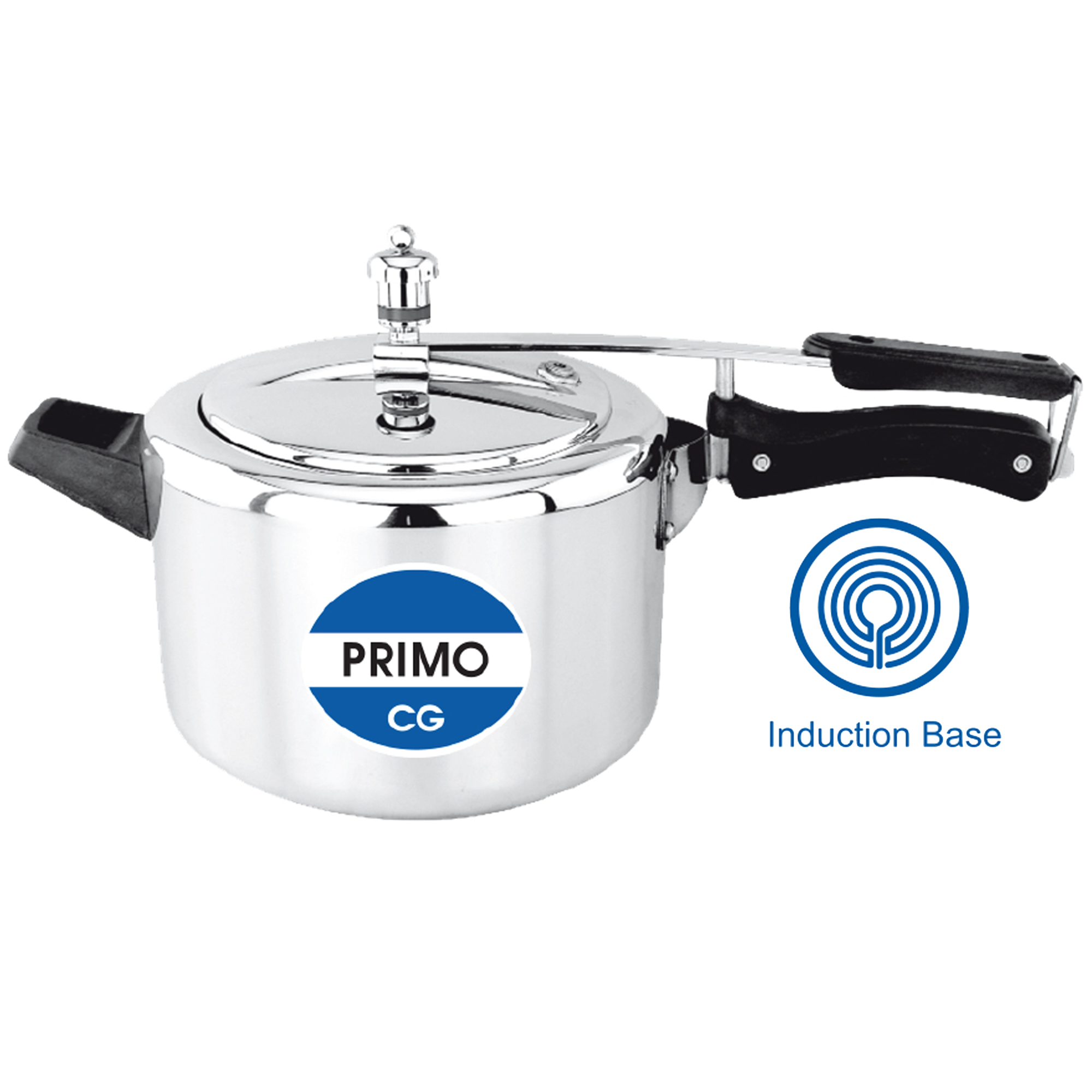 CG 2 Liter Alumunim Pressure Cooker with Induction Base (CGPC2002NIB) model CGPC2002NIB front view - GharOne Nepal