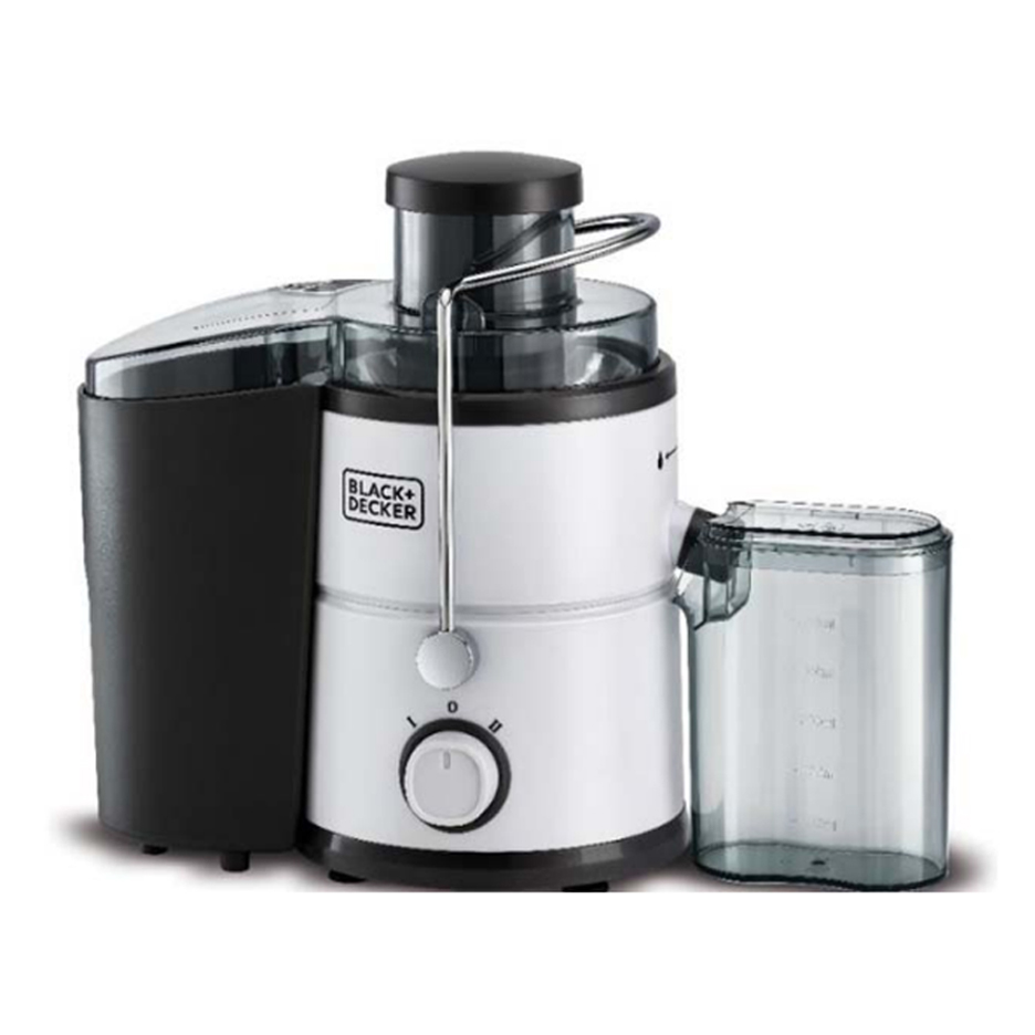 Black+Decker 600 Watt Juice Extractor (JE600-B5) model JE600-B5 front view - GharOne Nepal
