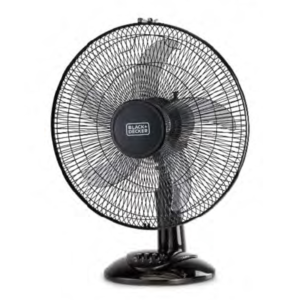 Black+Decker 16 Inch Table Fan (FD1620-B5) model FD1620-B5 front view - GharOne Nepal