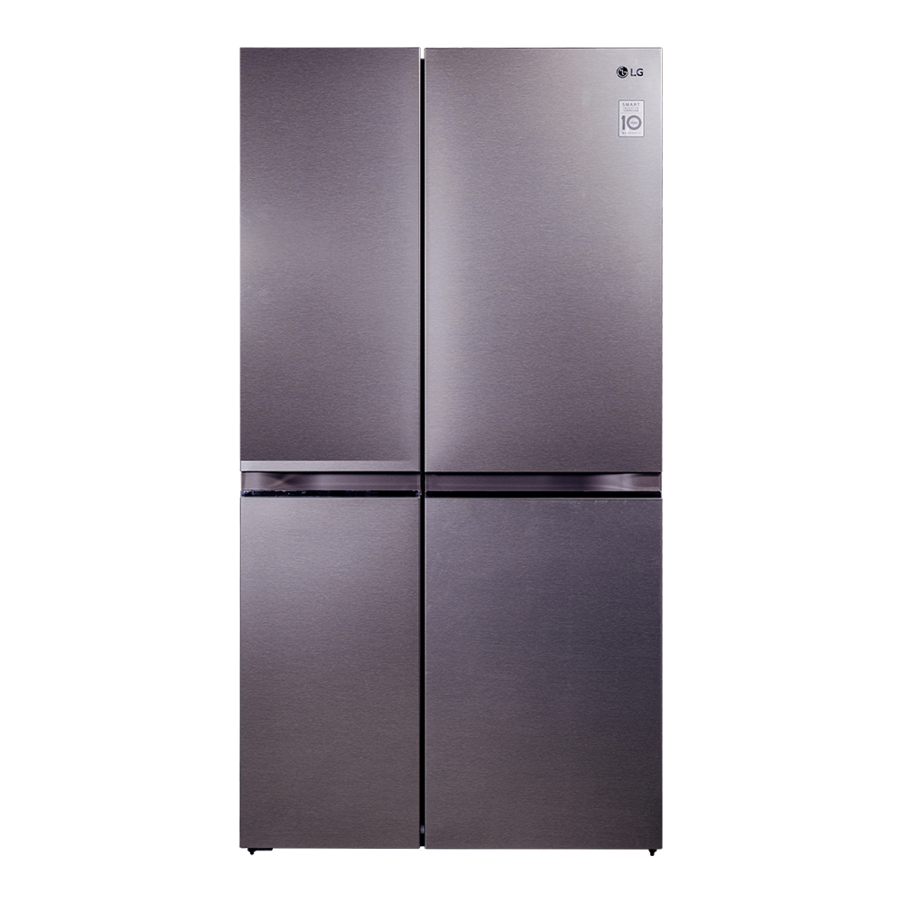LG 694 Liter Side By Side Refrigerator model GSB6554DS front view - GharOne Nepal