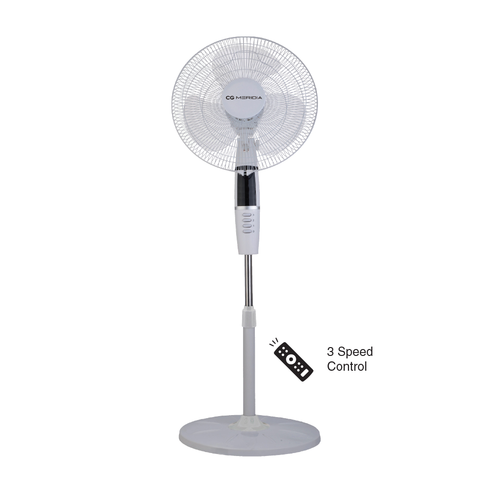 CG 16 Inch High Speed Stand Fan (CGMRSF16HS01R) model CGMRSF16HS01R front view - GharOne Nepal