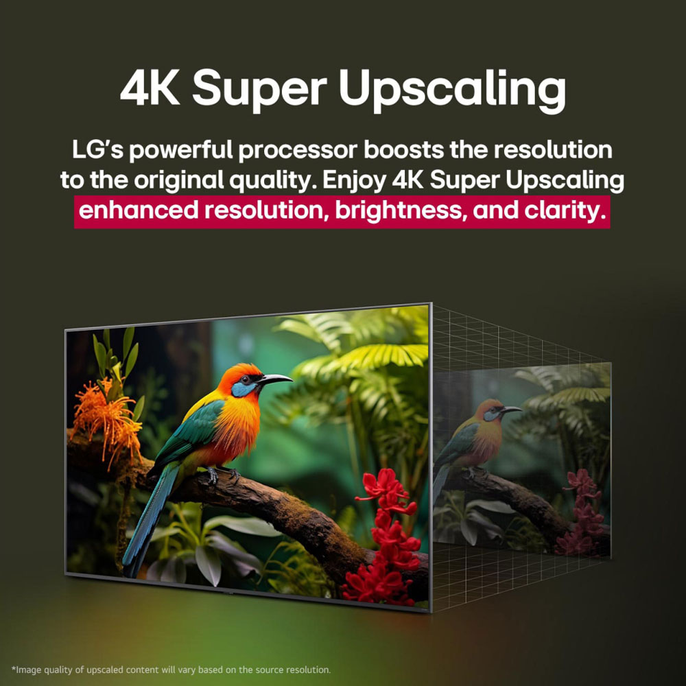 LG 65 Inch 4K UHD Smart LED TV | webOS 25 | α7 AI Processor Gen8 | HDR10 Pro | AI Magic Remote (65UA8450PSA) model 65UA8450PSA front view - GharOne Nepal view 5