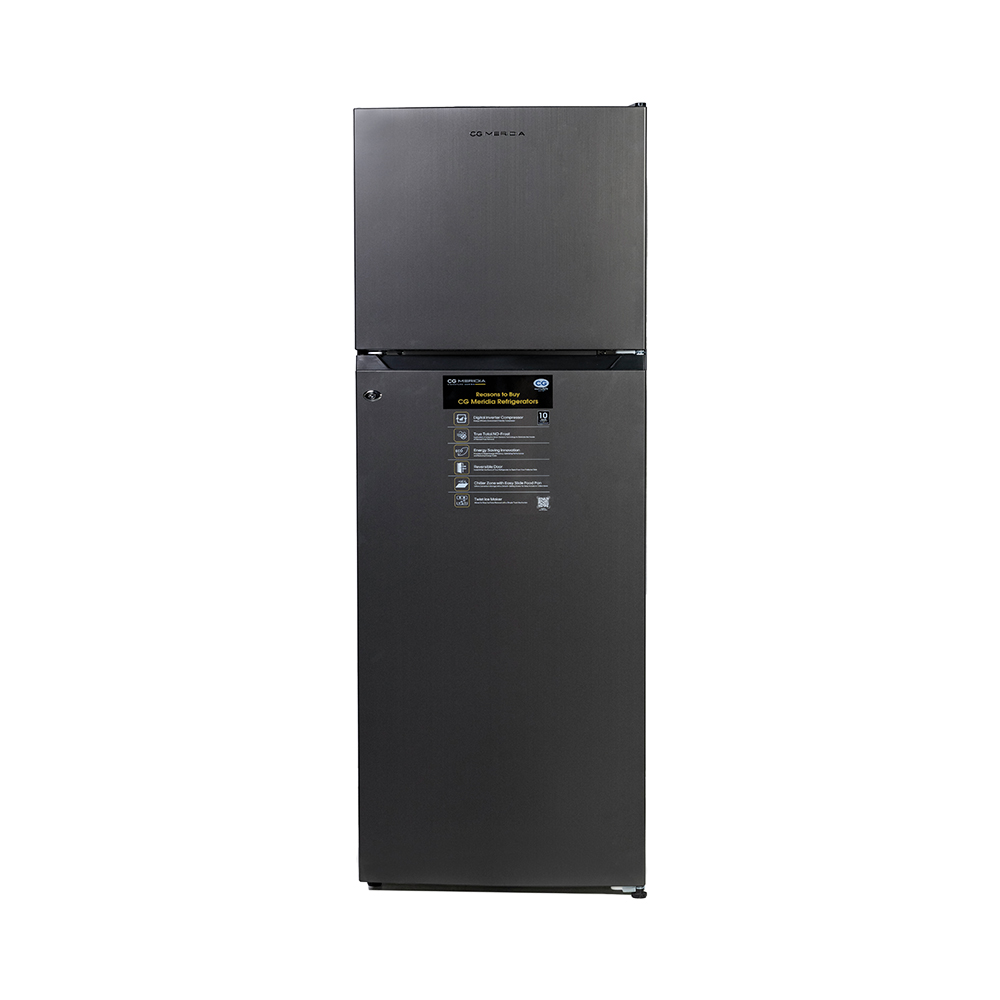 CG 270 Liter Double Door Refrigerator (CGMD290MGI) model CGMD290MGI front view - GharOne Nepal