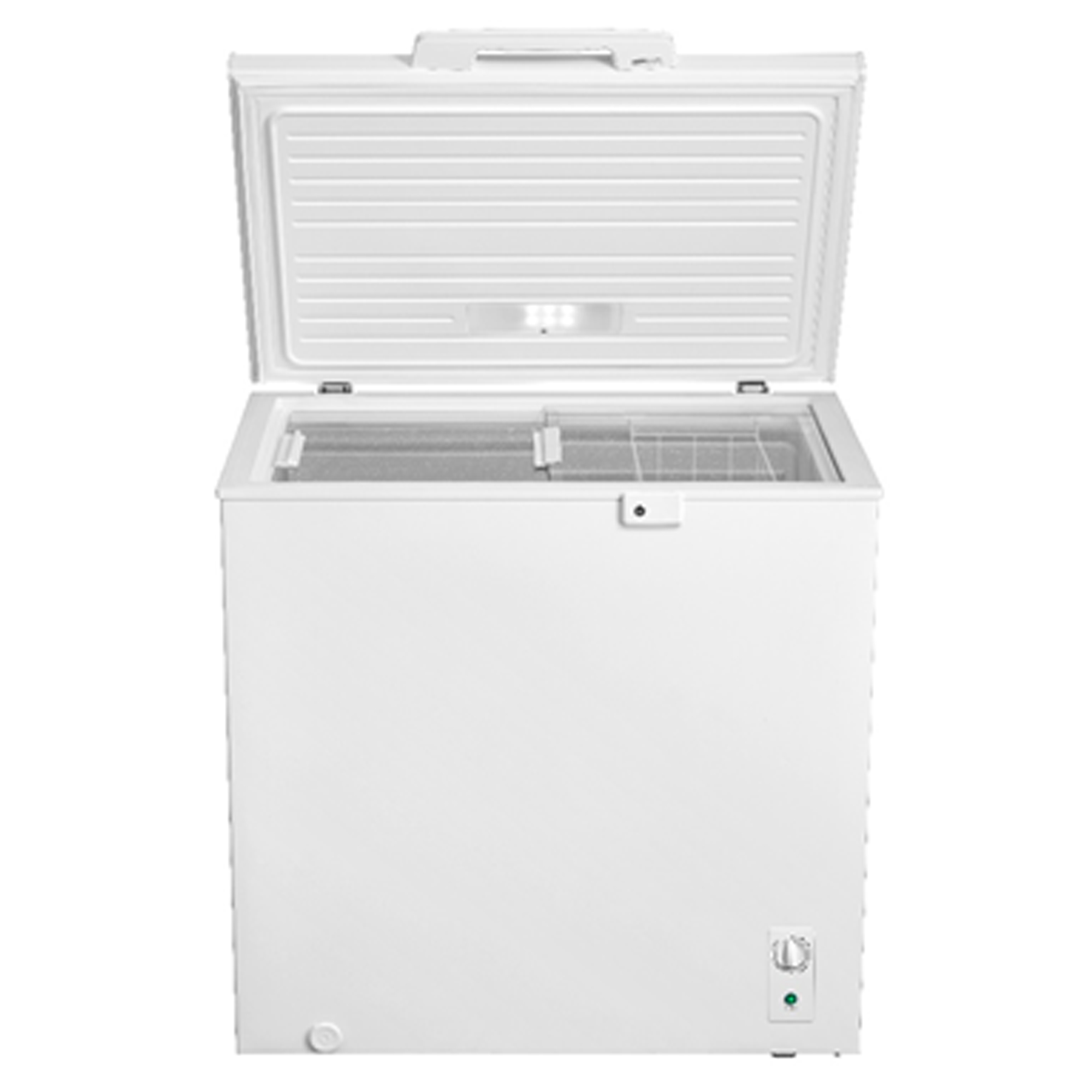 Midea 194 Liter Hard Top Single Door Chest Freezer model MDRC277FZG01NP front view - GharOne Nepal