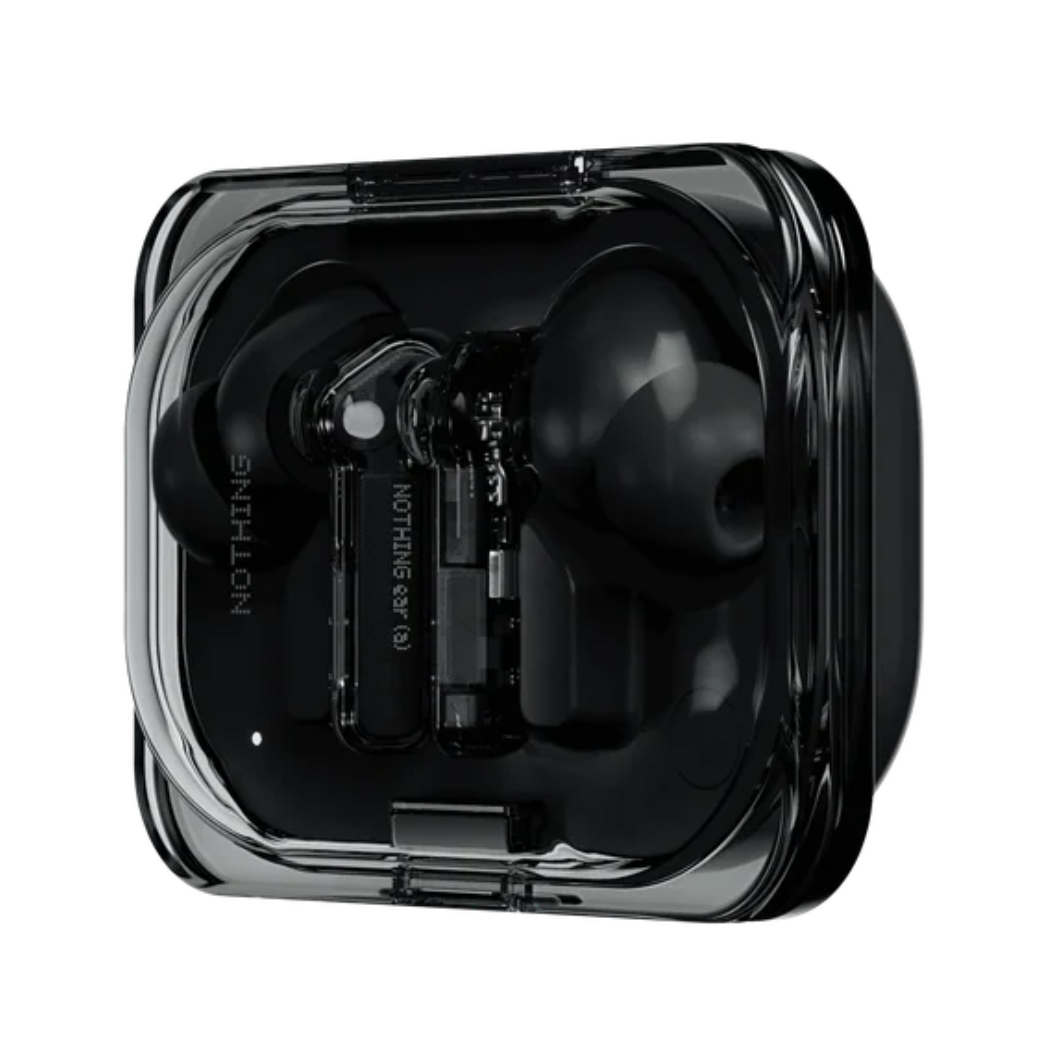 Nothing Ear - Black model B171 Nothing Ear Black front view - GharOne Nepal view 2