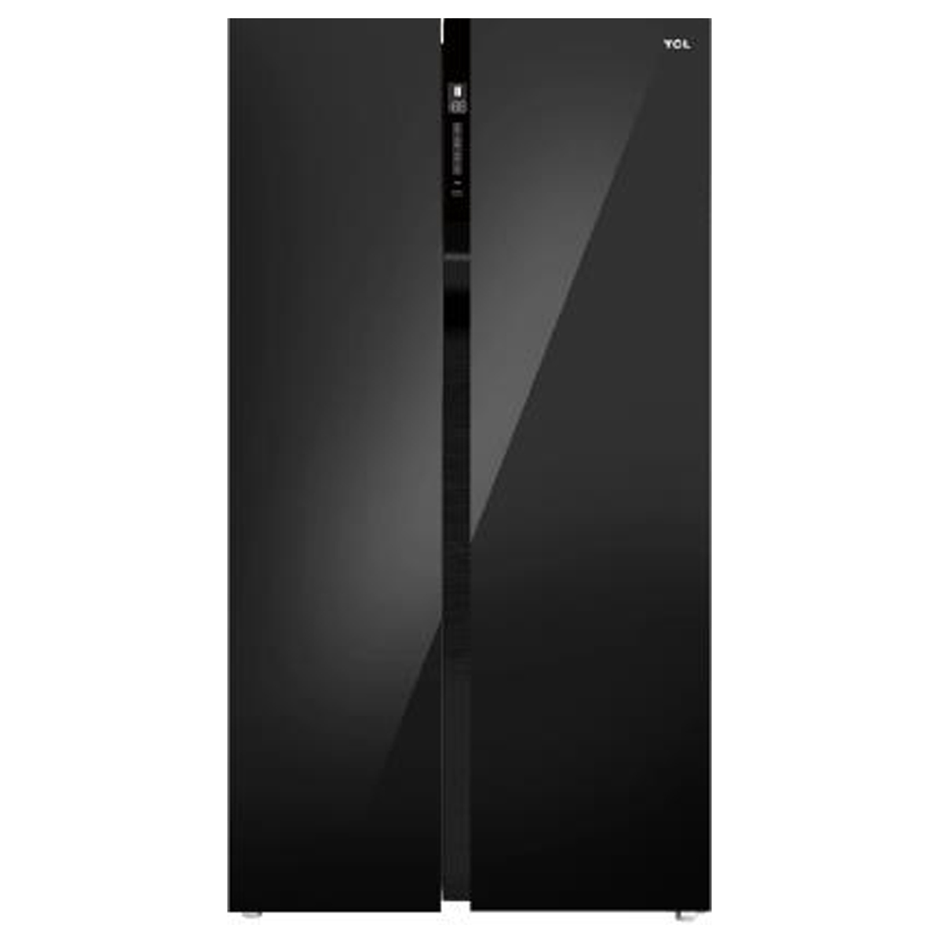 TCL 550 Liter Side By Side Refrigerator model P560SBGB front view - GharOne Nepal