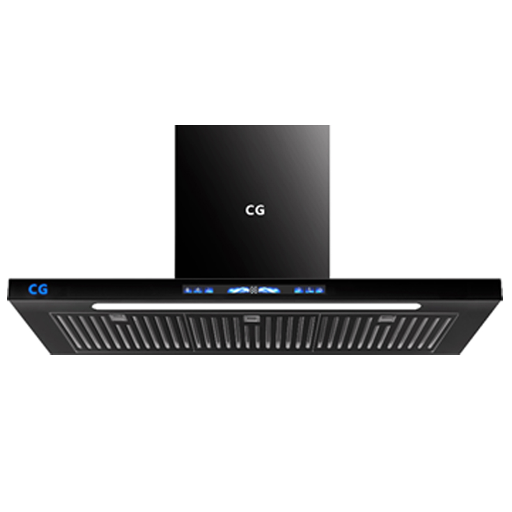 CG 90 cm Vertical Hood (CG90YBL) model CG90YBL front view - GharOne Nepal