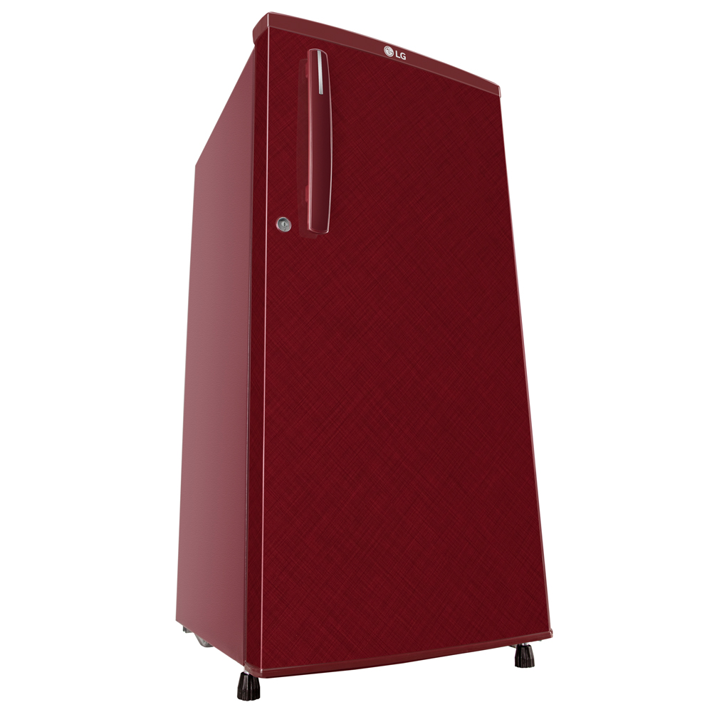 LG 185 Liter Single Door Refrigerator (GLB203ALCC.ALCQ) model GLB203ALCC.ALCQ front view - GharOne Nepal view 7